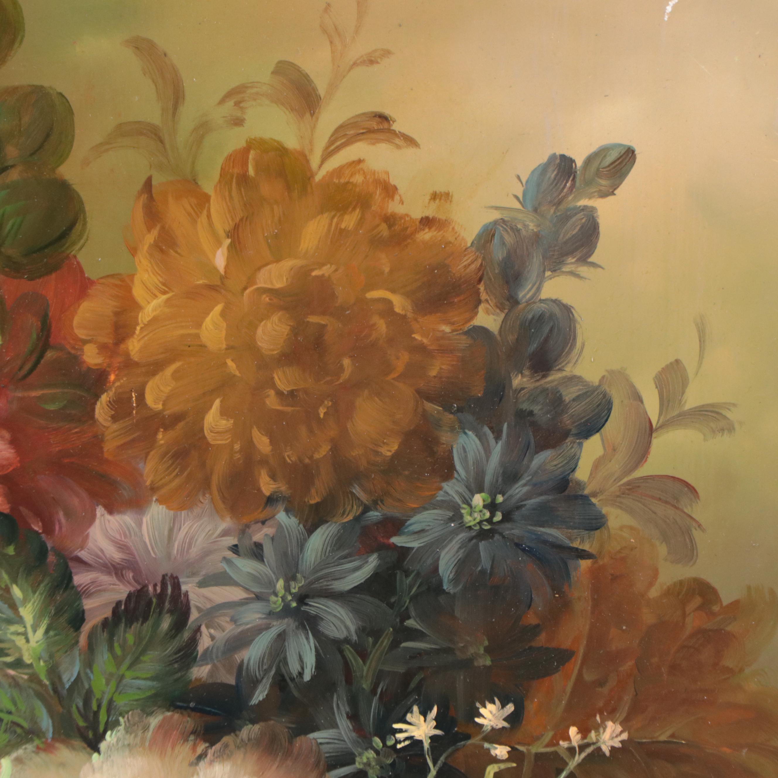 Dutch Style Floral Still Life Oil Painting