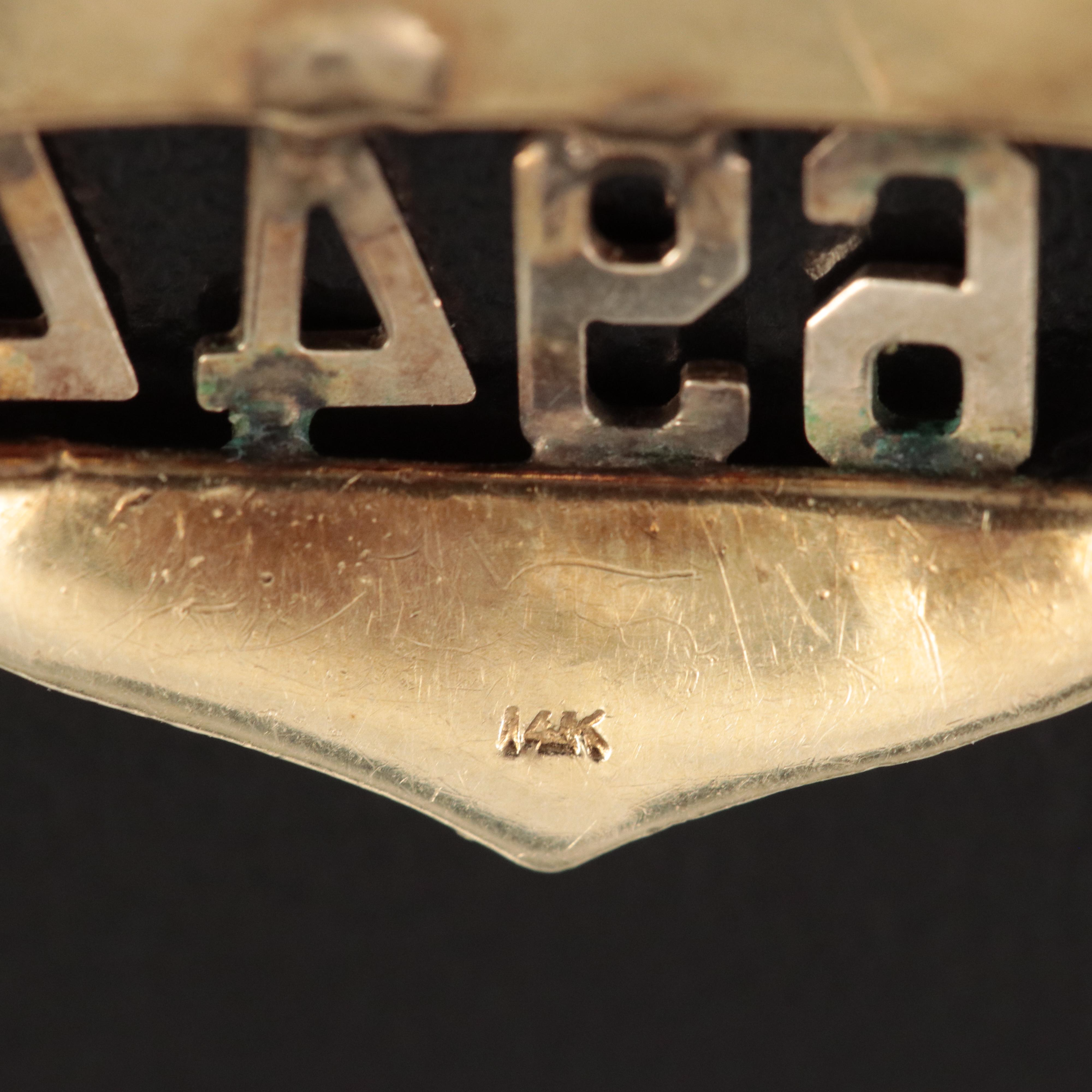 14K NYPD Replica Badge Pendant