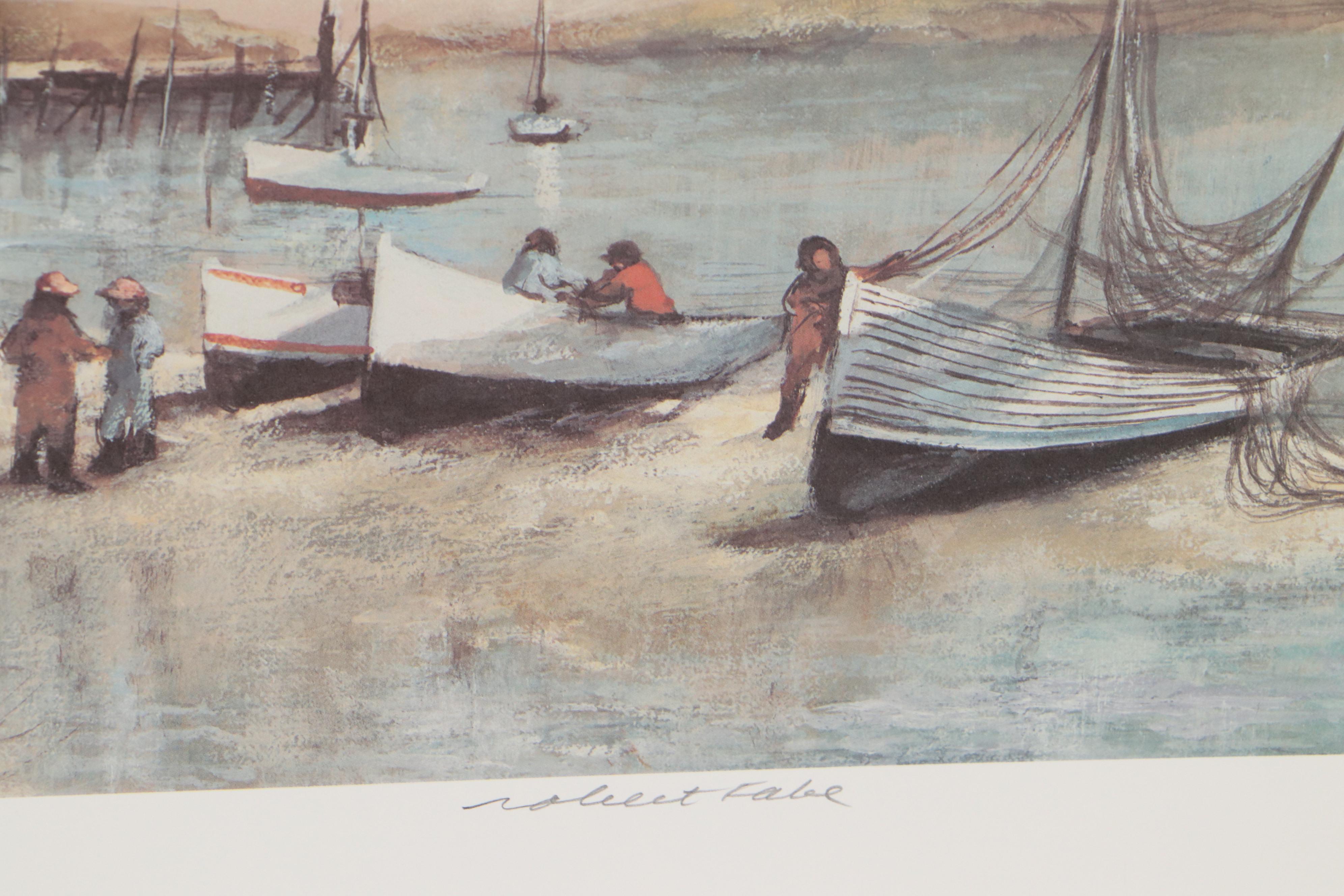 Robert Fabe Offset Lithographs Including "Hilton Head," 1993