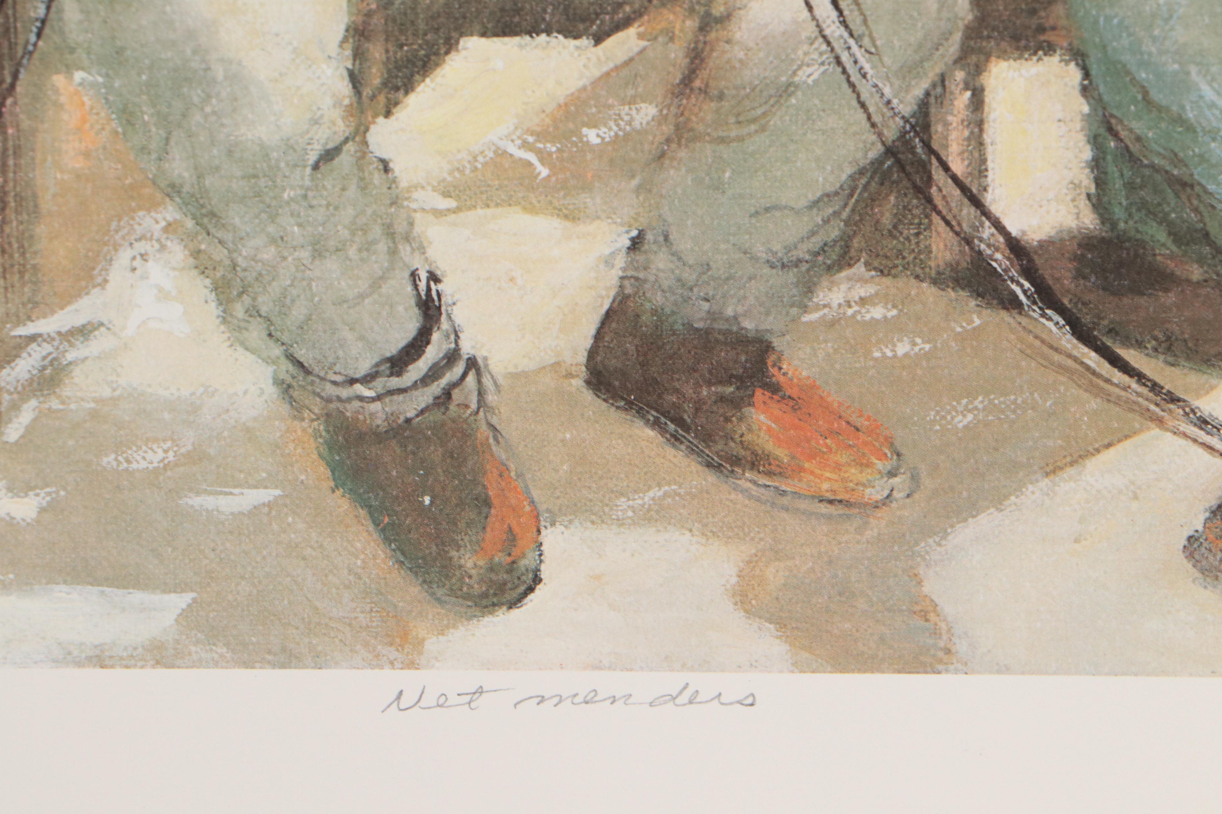 Robert Fabe Offset Lithographs Including "Hilton Head," 1993