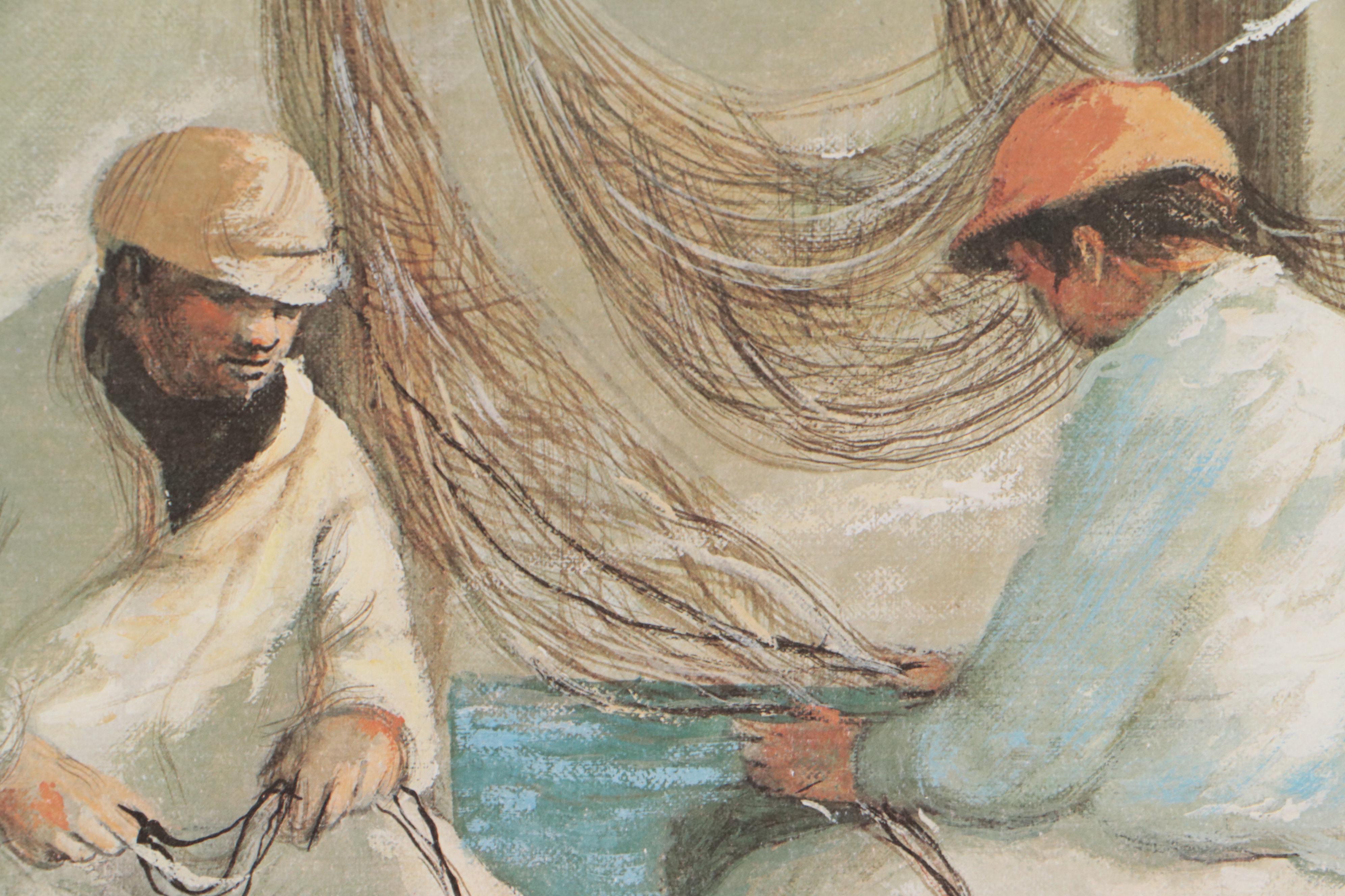 Robert Fabe Offset Lithographs Including "Hilton Head," 1993