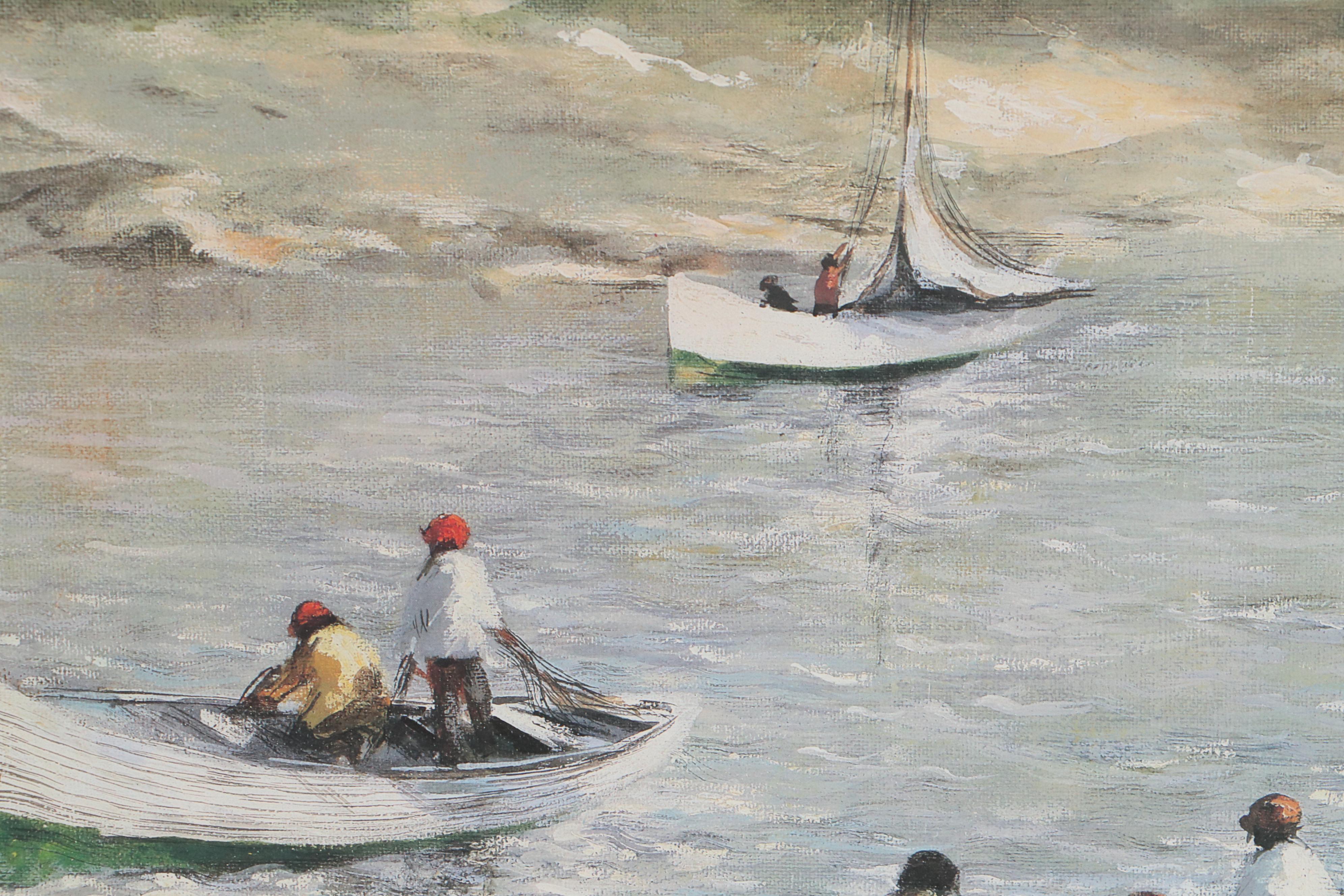 Robert Fabe Offset Lithographs Including "Hilton Head," 1993