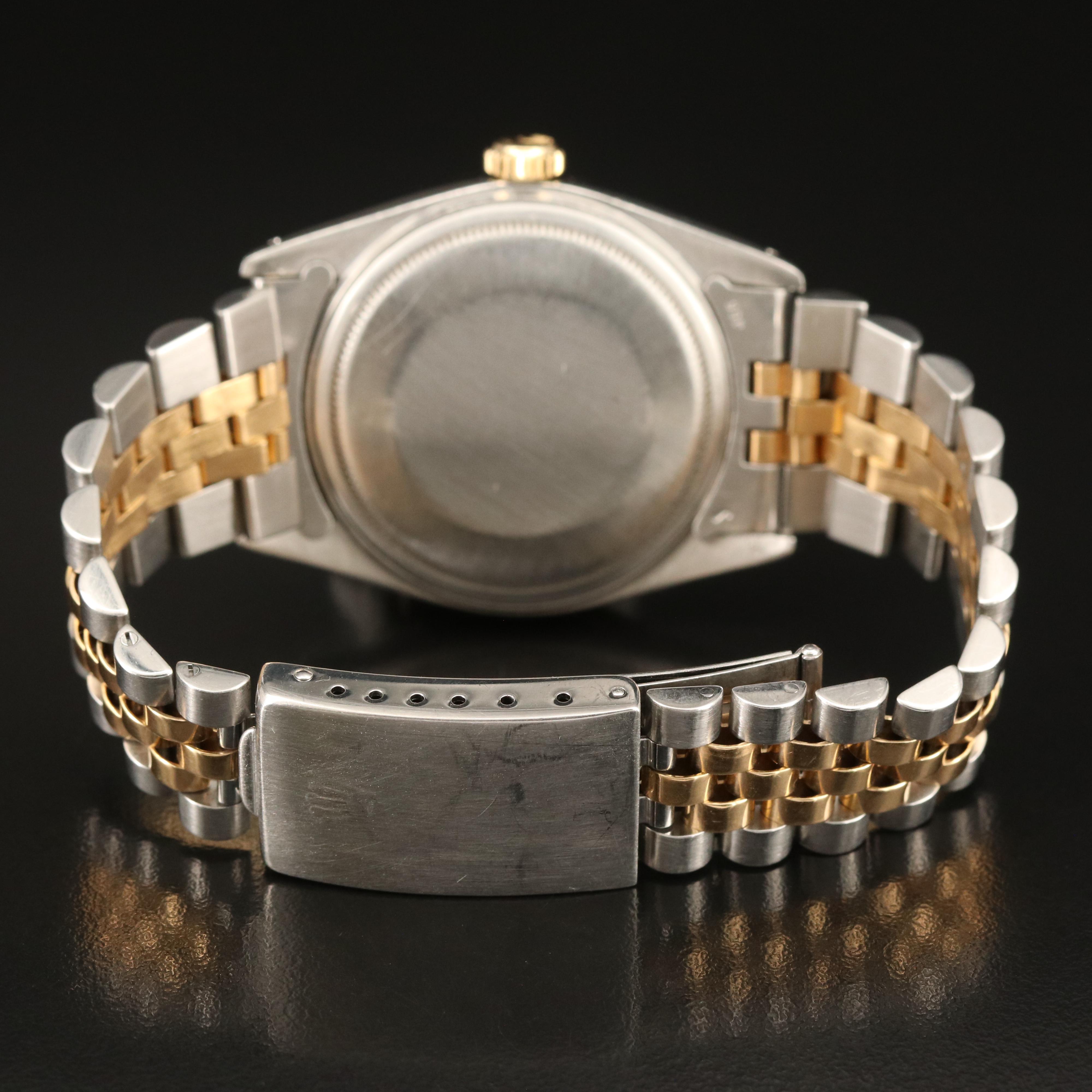 1978 Rolex Oyster Perpetual 1.22 CTW Diamond Dial and Bezel Watch with Date