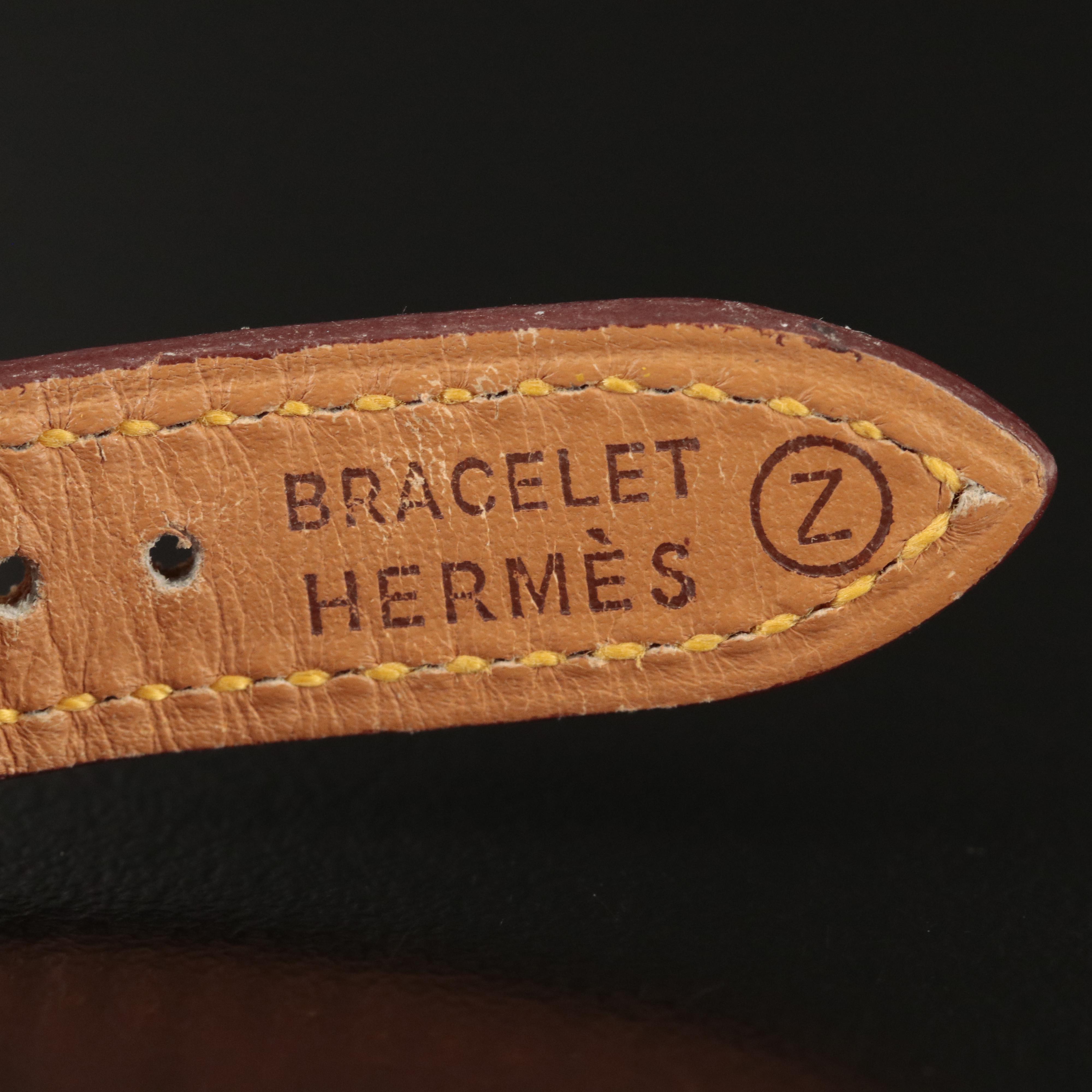 Hermès Sterling Silver Kelly Lock Watch