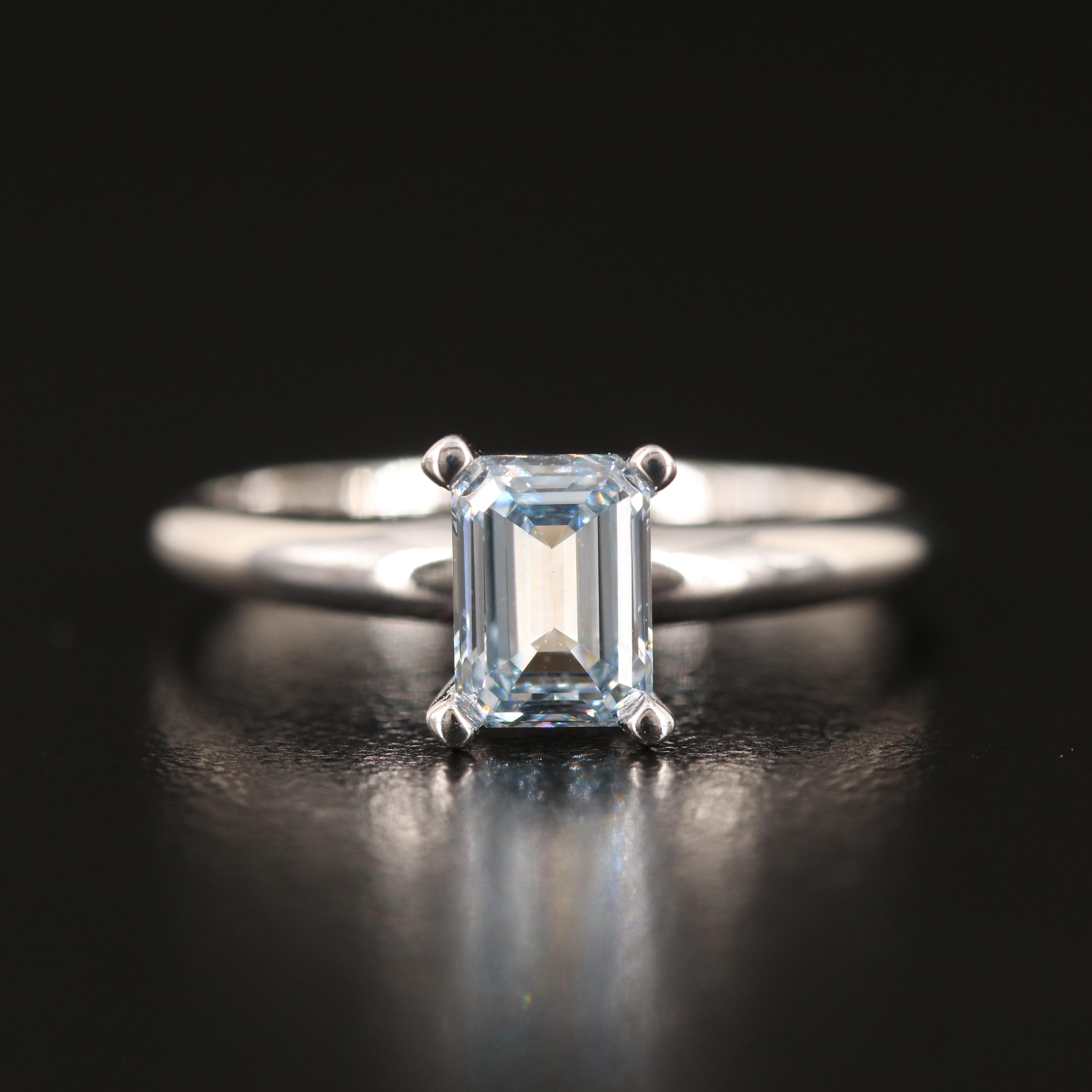 14K 0.92 CT Lab Grown Diamond Solitaire Ring