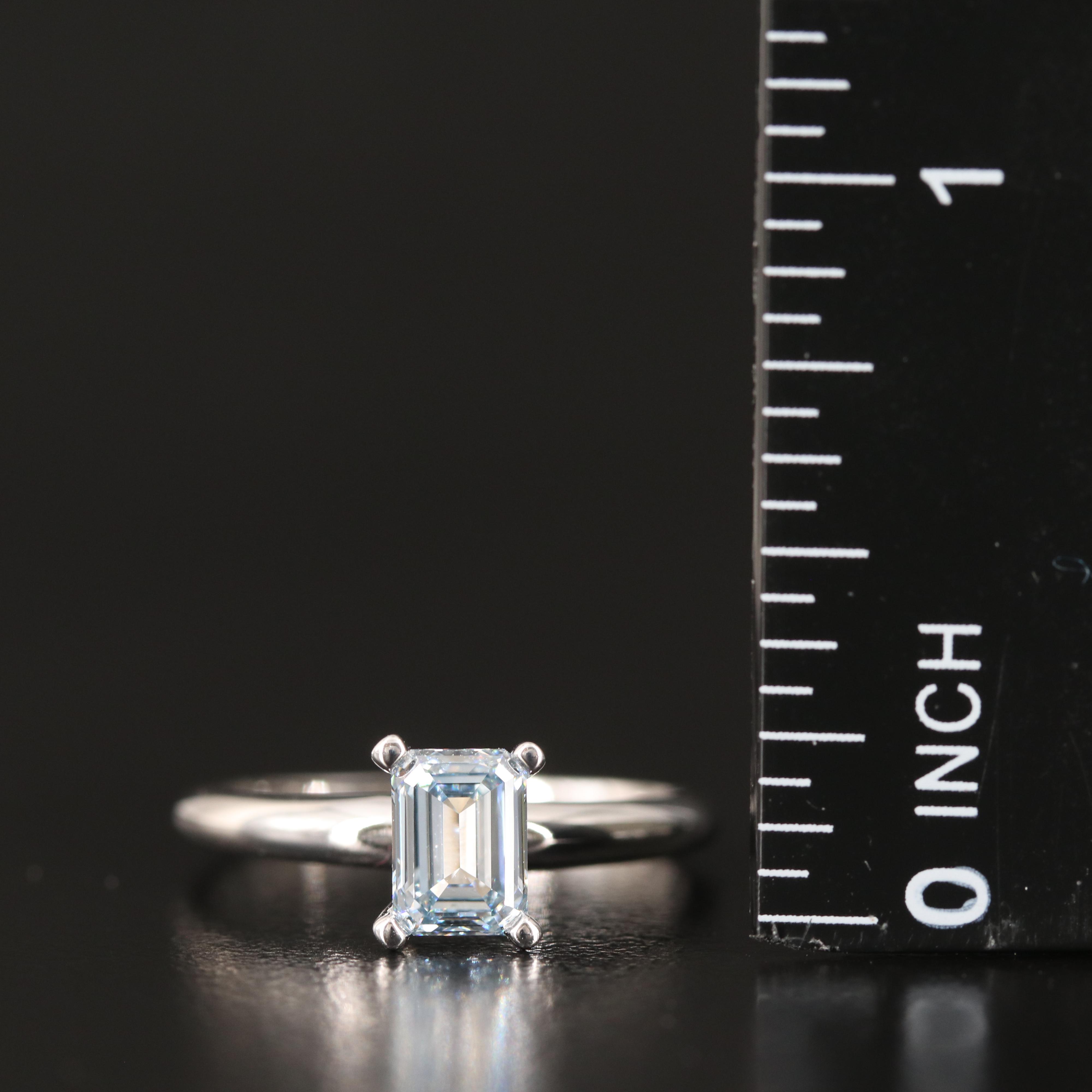 14K 0.92 CT Lab Grown Diamond Solitaire Ring