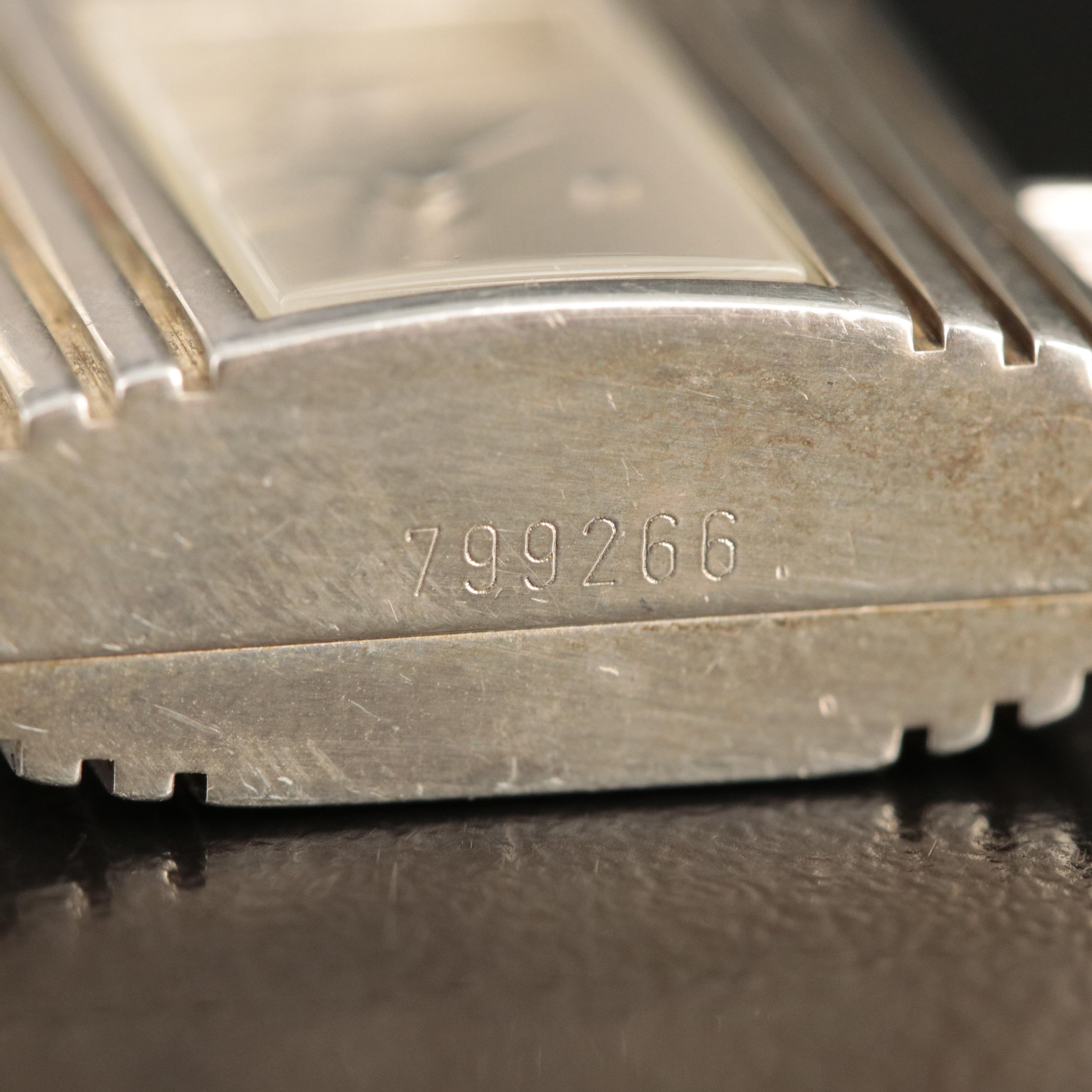 Hermès Sterling Silver Kelly Lock Watch