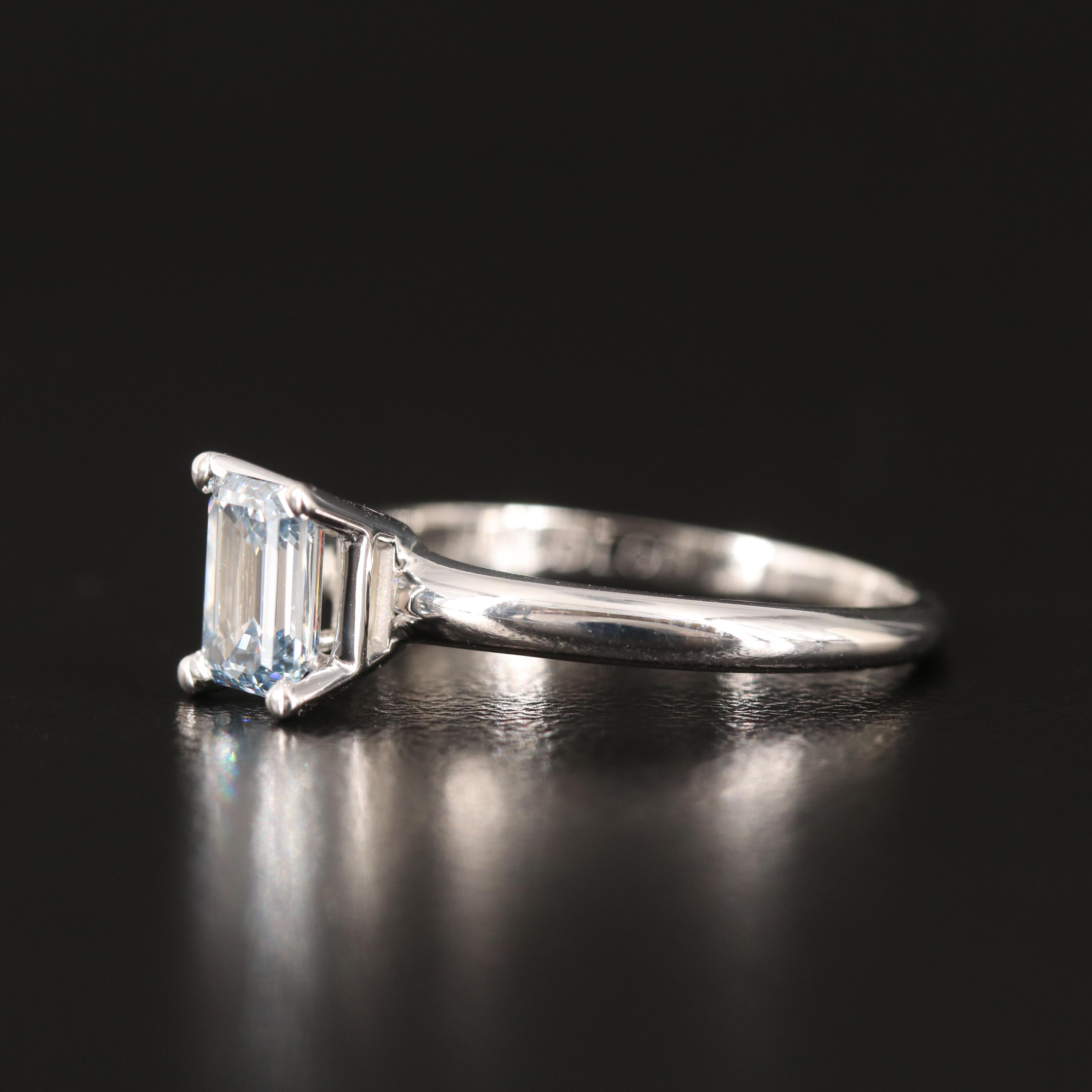 14K 0.92 CT Lab Grown Diamond Solitaire Ring