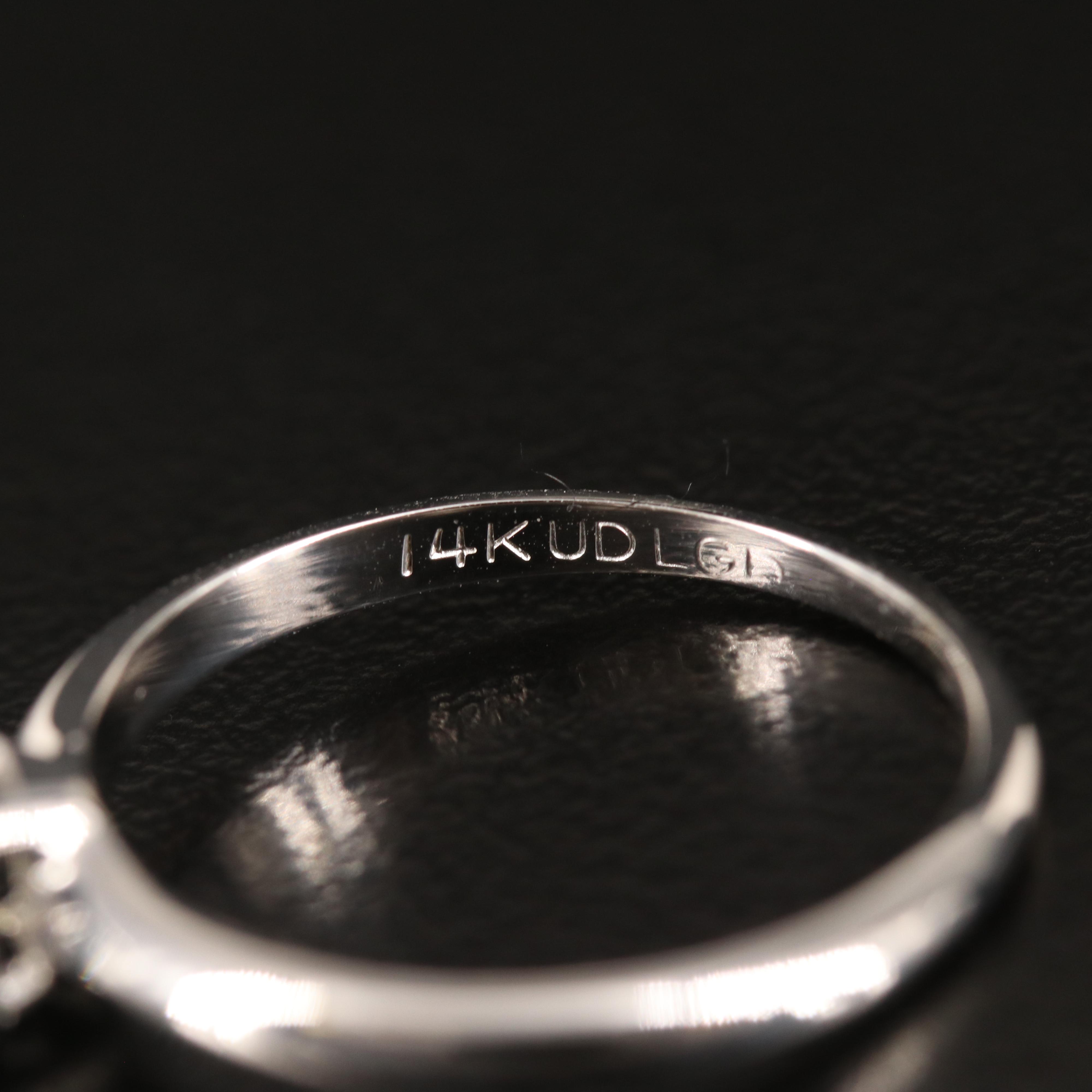 14K 0.92 CT Lab Grown Diamond Solitaire Ring