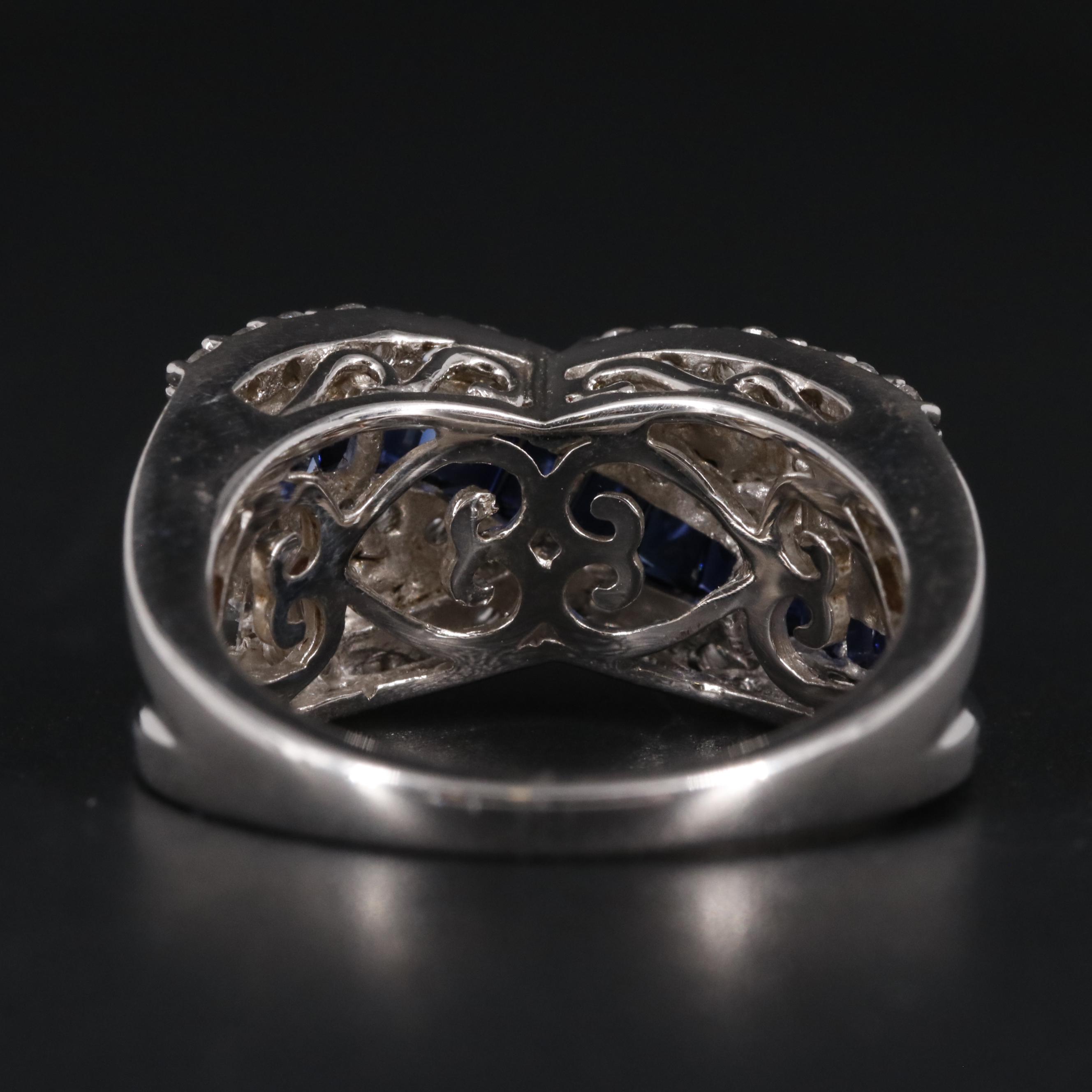 Sterling Sapphire Ring