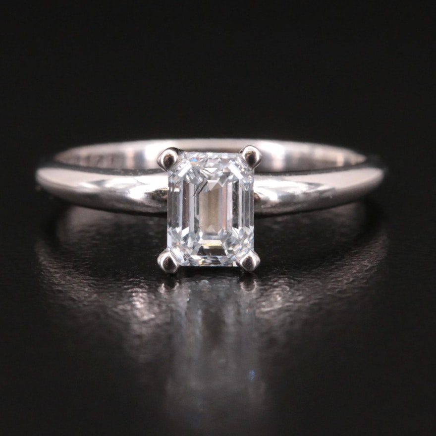 14K 0.36 CT Lab Grown Diamond Solitaire Ring