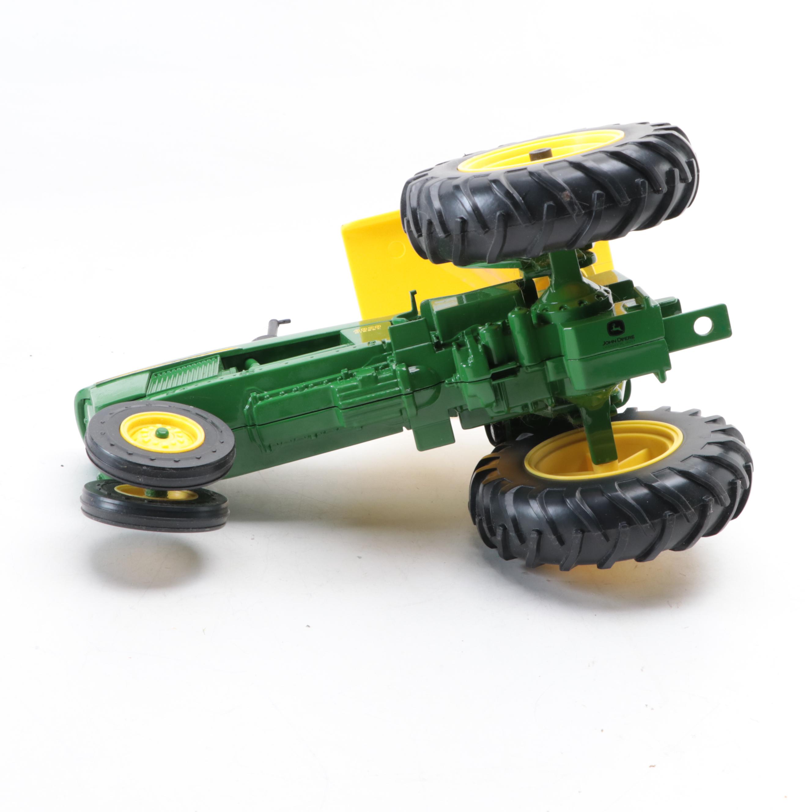 Ertl with Other Diecast Toy Tractors, Plow, Grain Wagon and Grain Drill