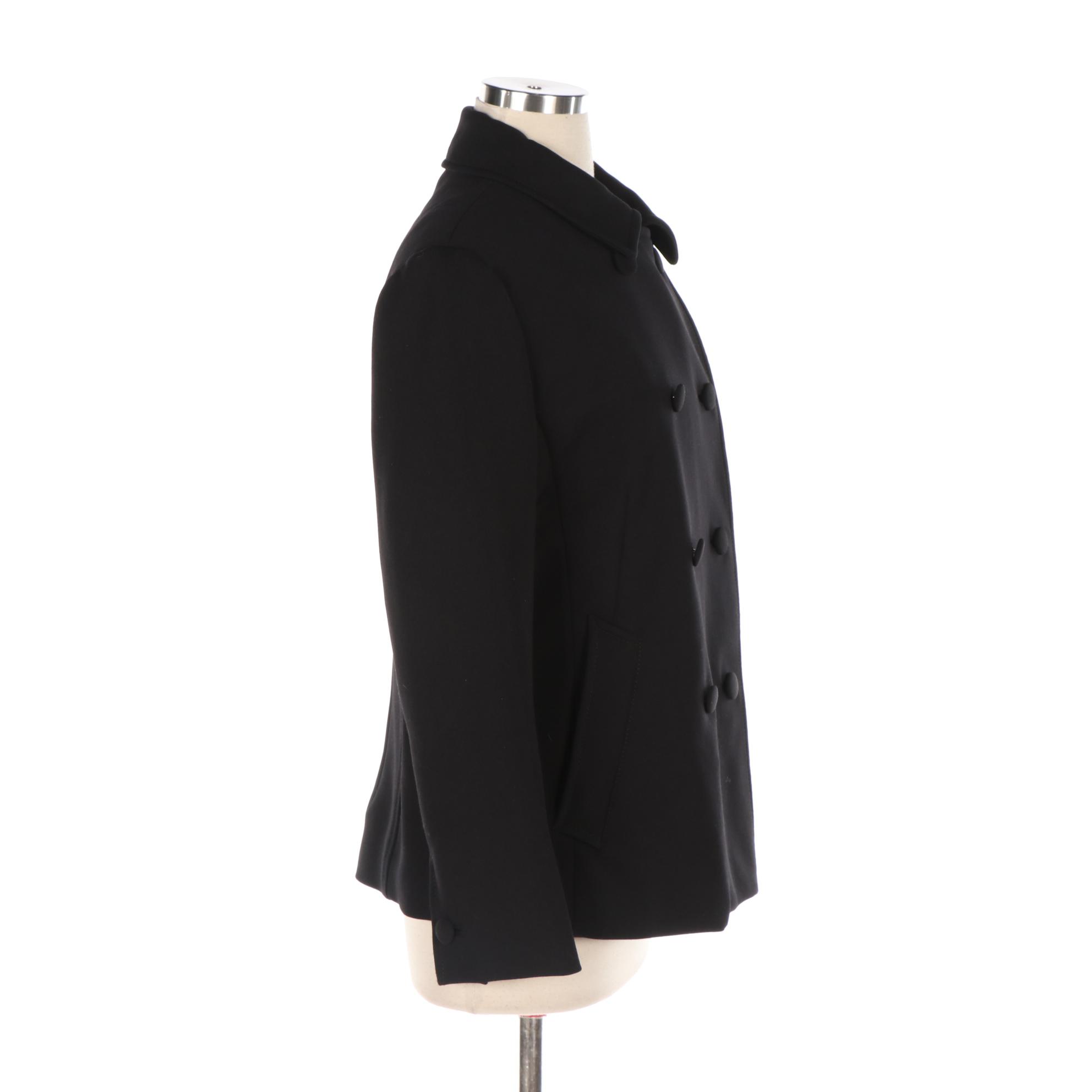 Prada Black Double Breasted Jacket