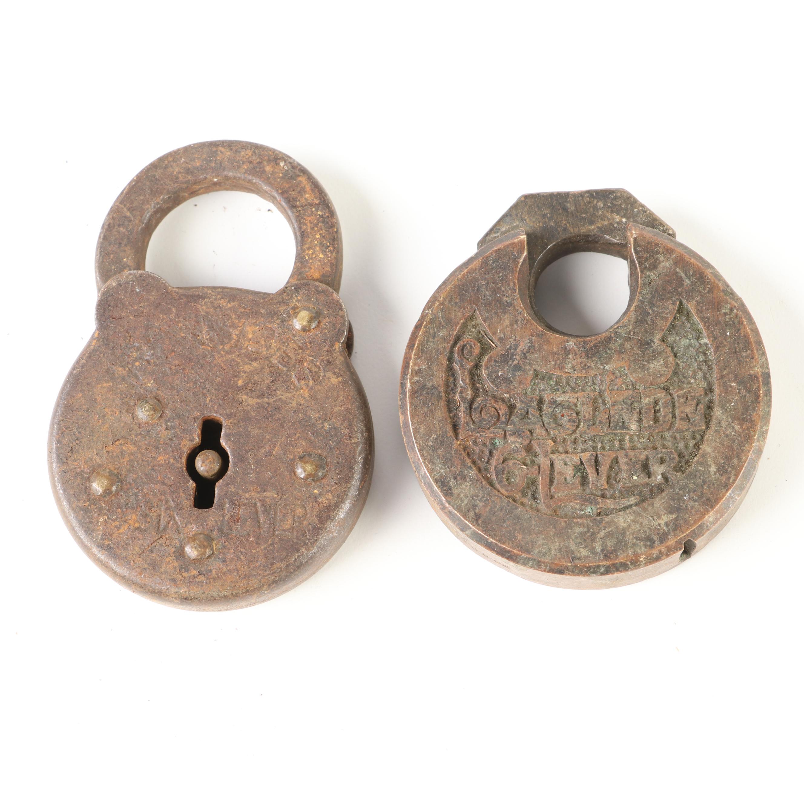 Skeleton and Other Keys with                                            Padlocks