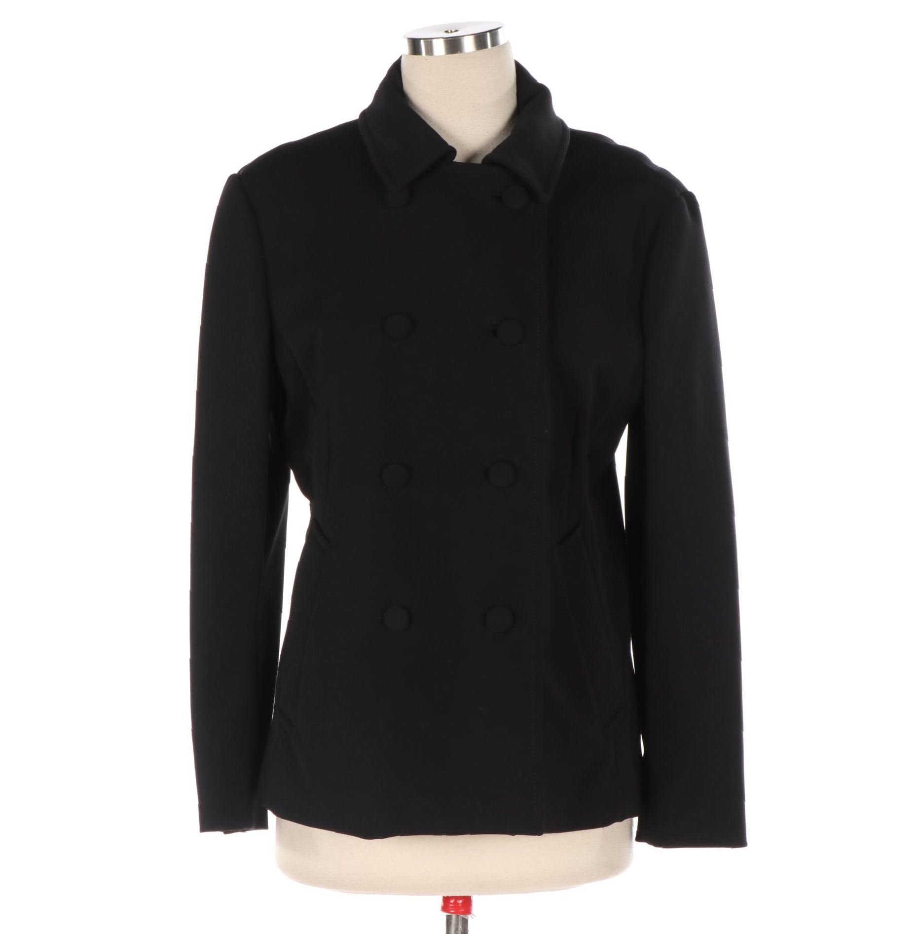 Prada Black Double Breasted Jacket