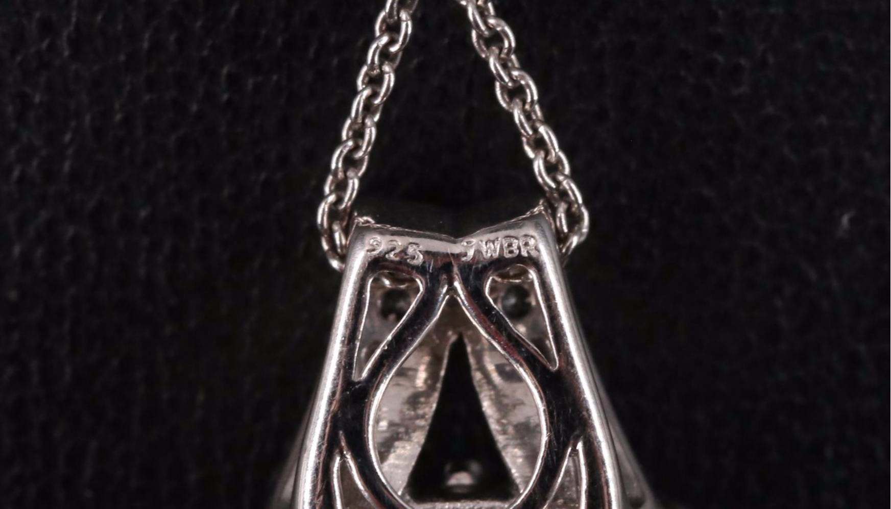 Sterling Silver Sapphire Pendant Necklace