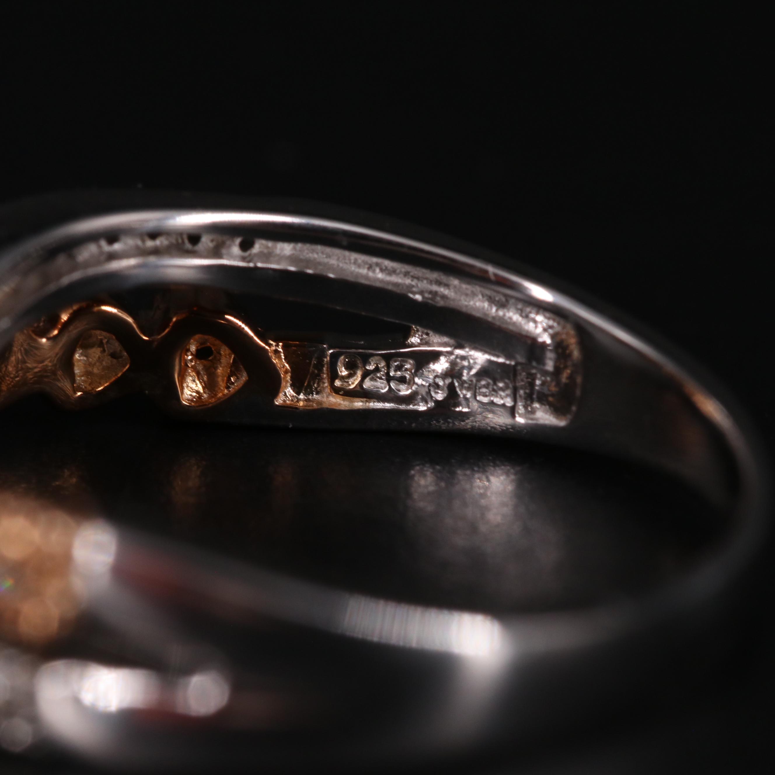 Sterling Silver Diamond Ring