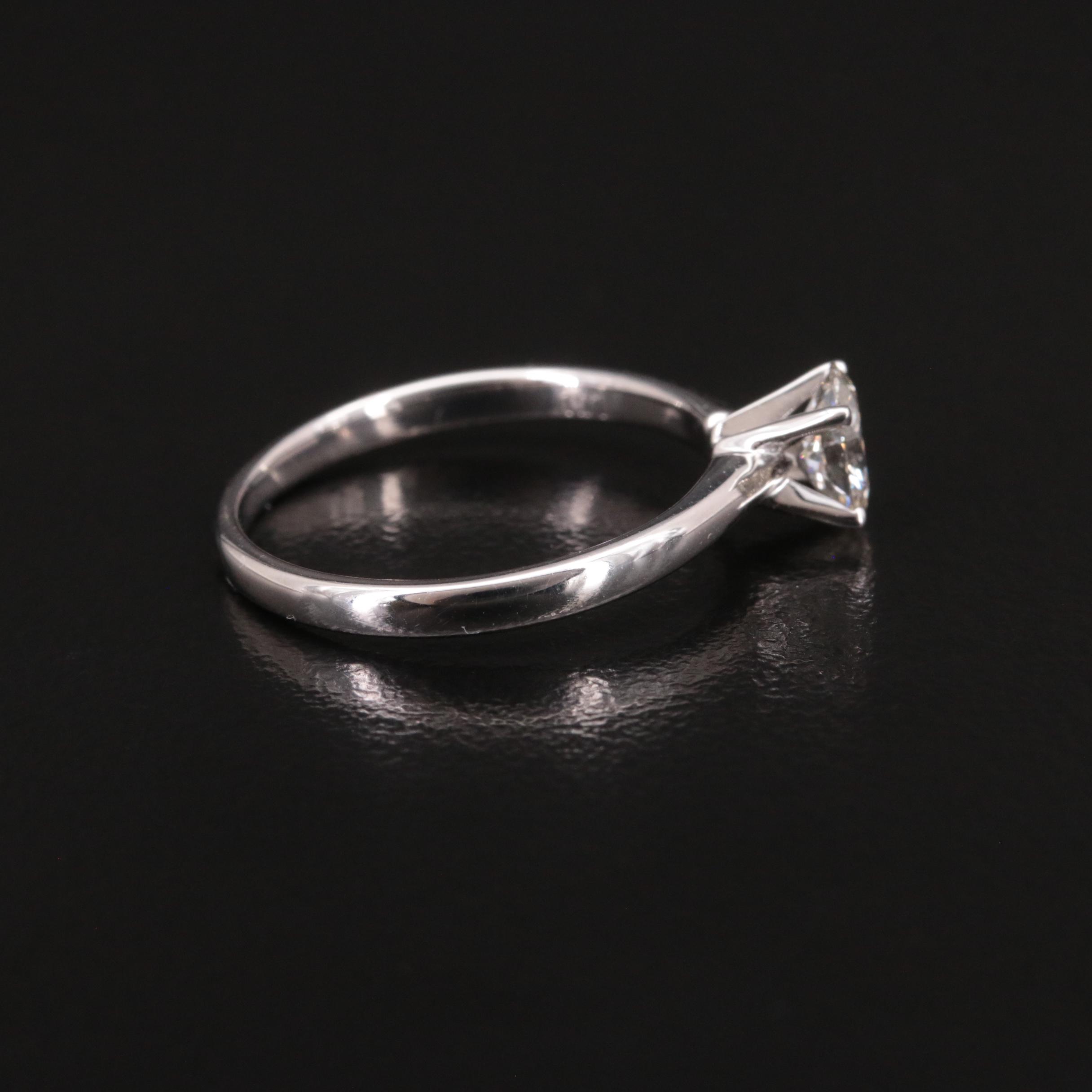 14K 0.53 CT Lab Grown Diamond Solitaire Ring