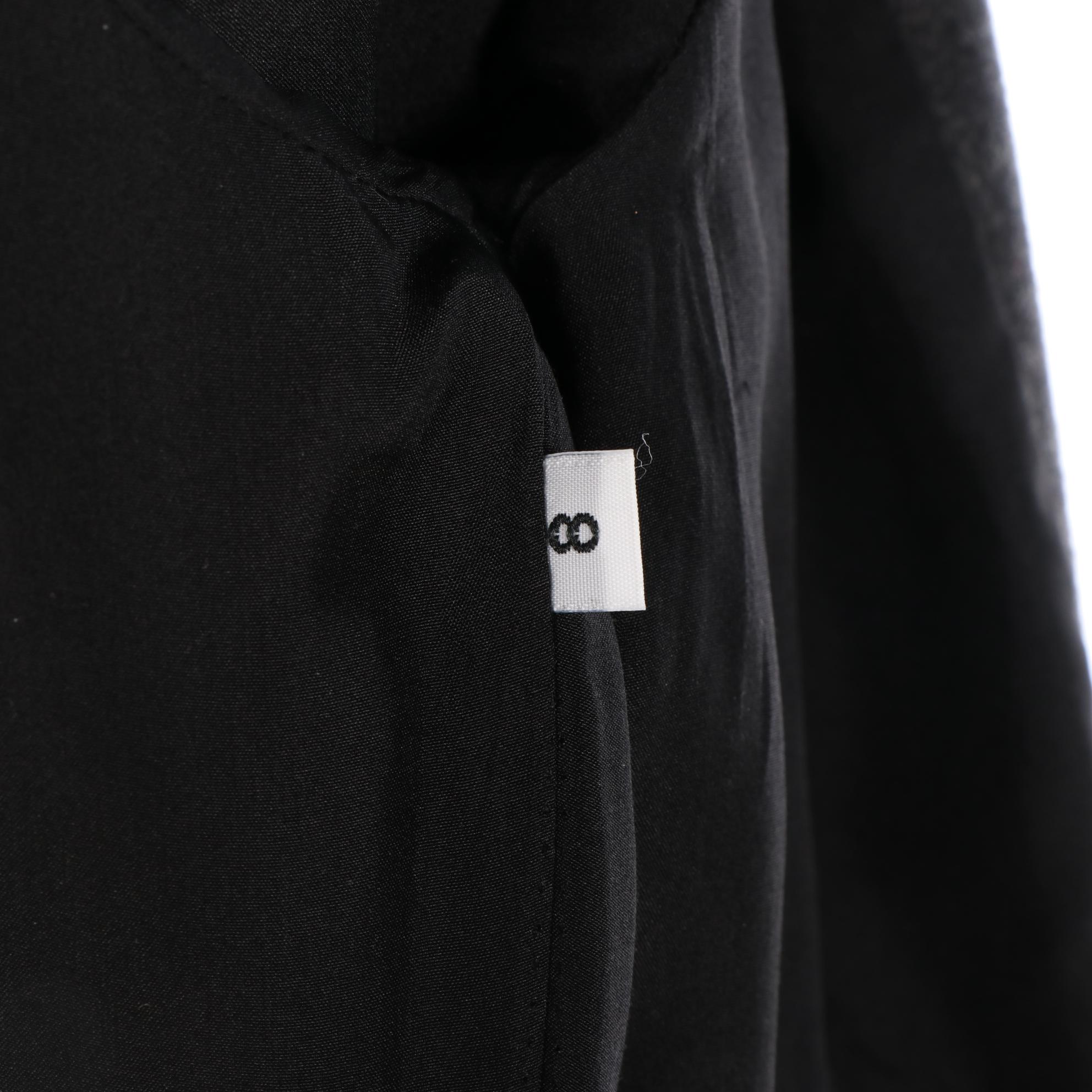 Barbara Tfank Wool Coat with Mink Fur Cuffs