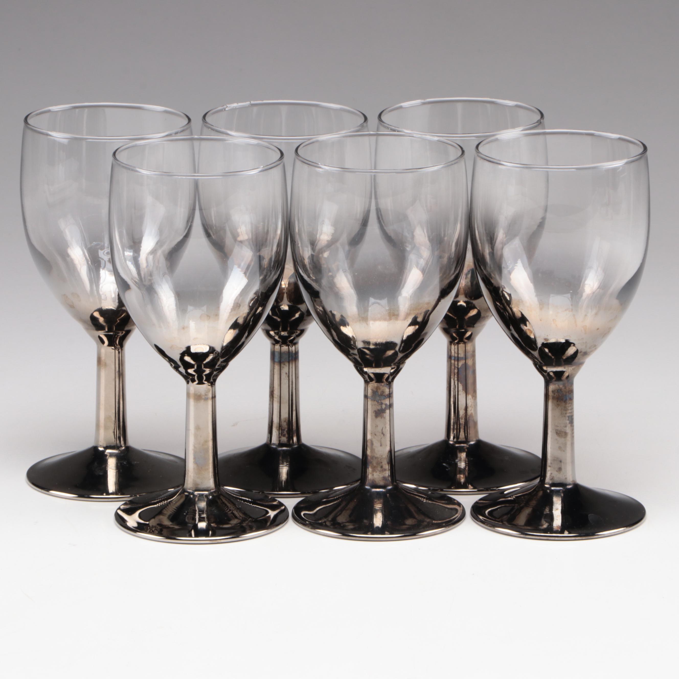 Dorothy Thorpe French Cocktail Glasses, Mid to Late 20th Century