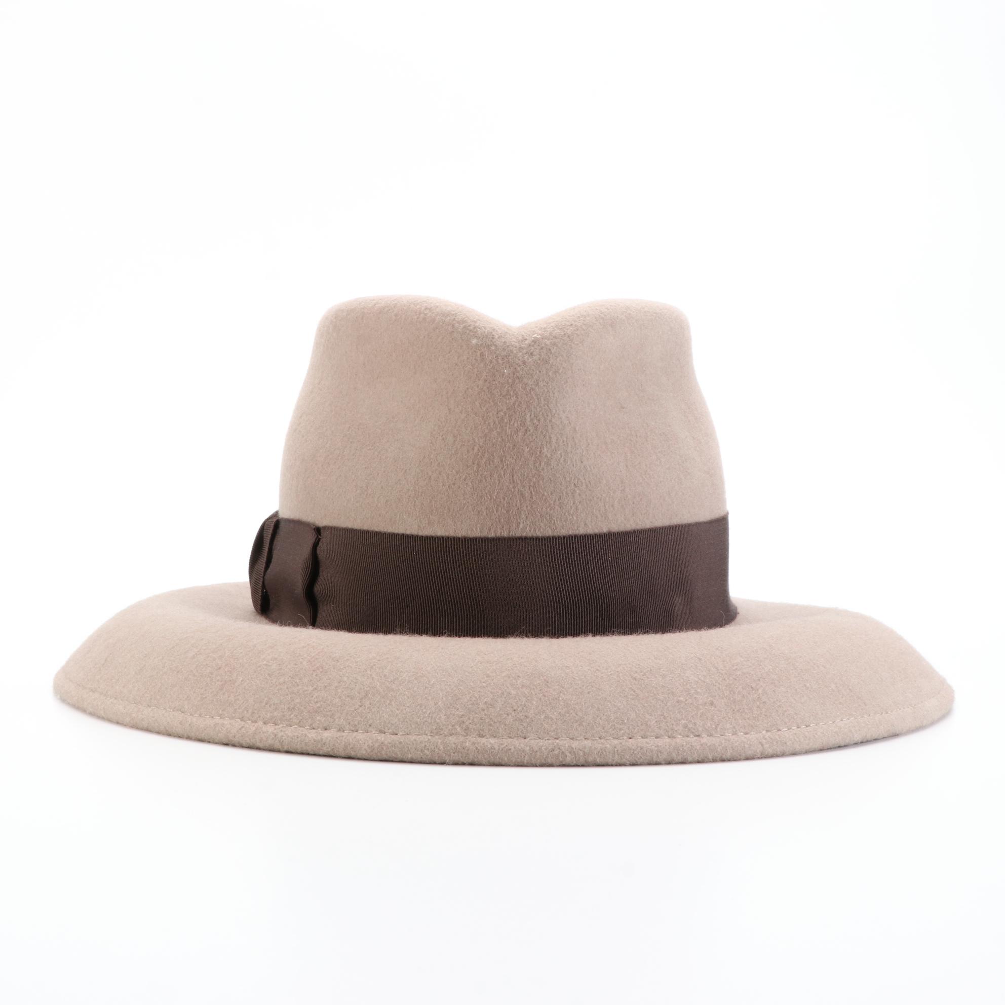 Eric Javits Fedora Hat in Wool Felt