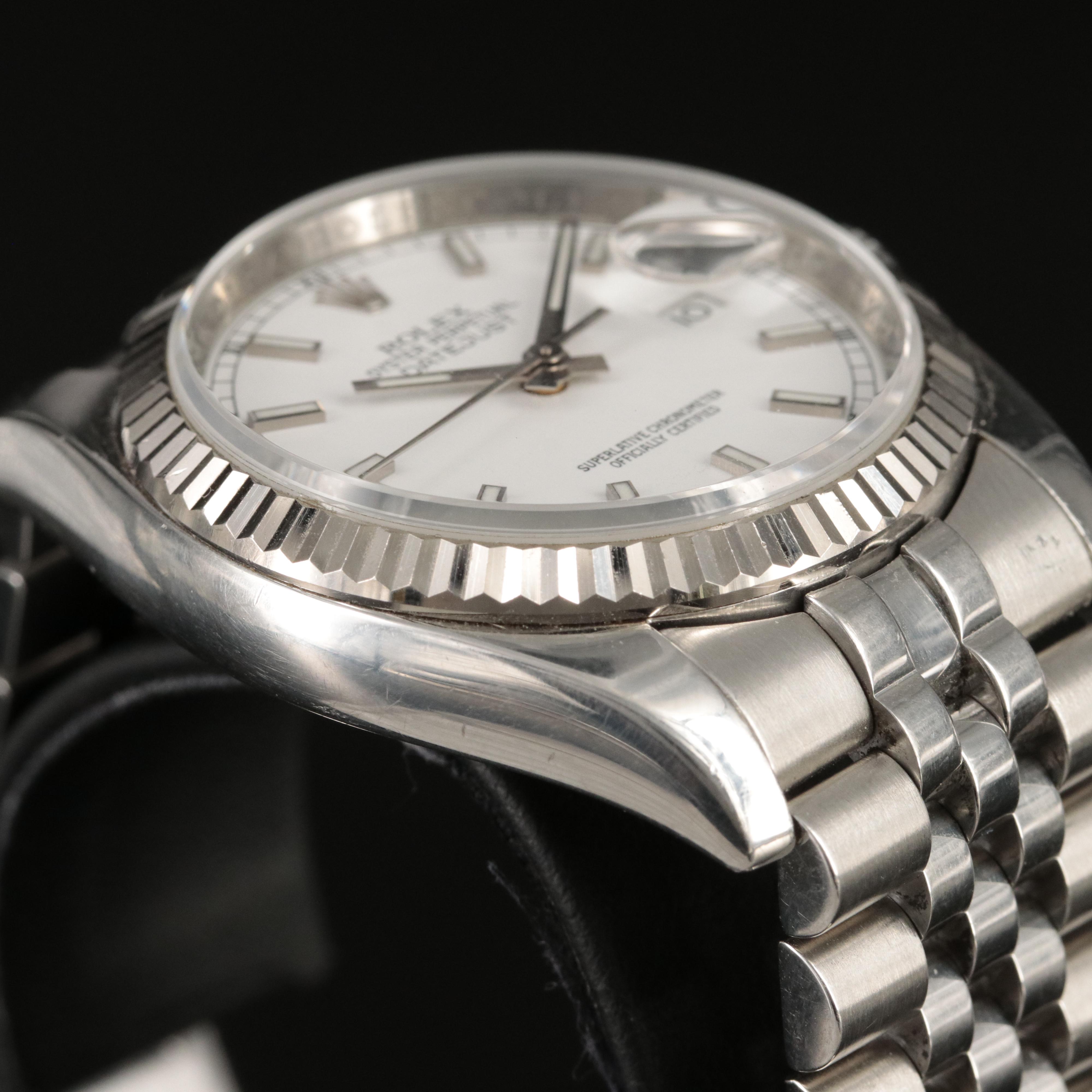 2007 Rolex Oyster Perpetual Datejust 18K and Stainless Steel Watch