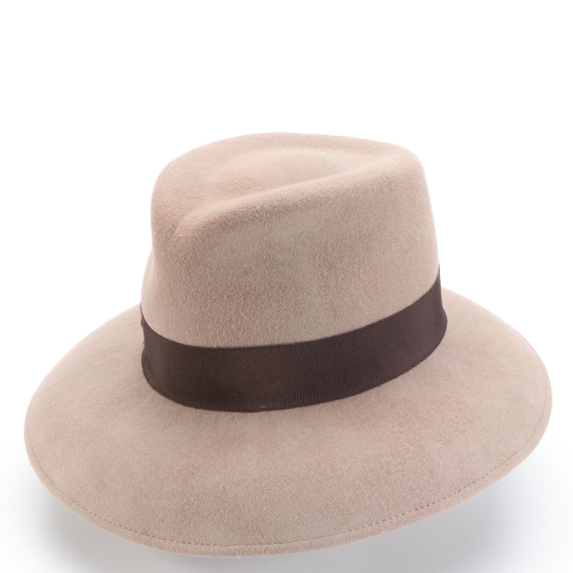 Eric Javits Fedora Hat in Wool Felt