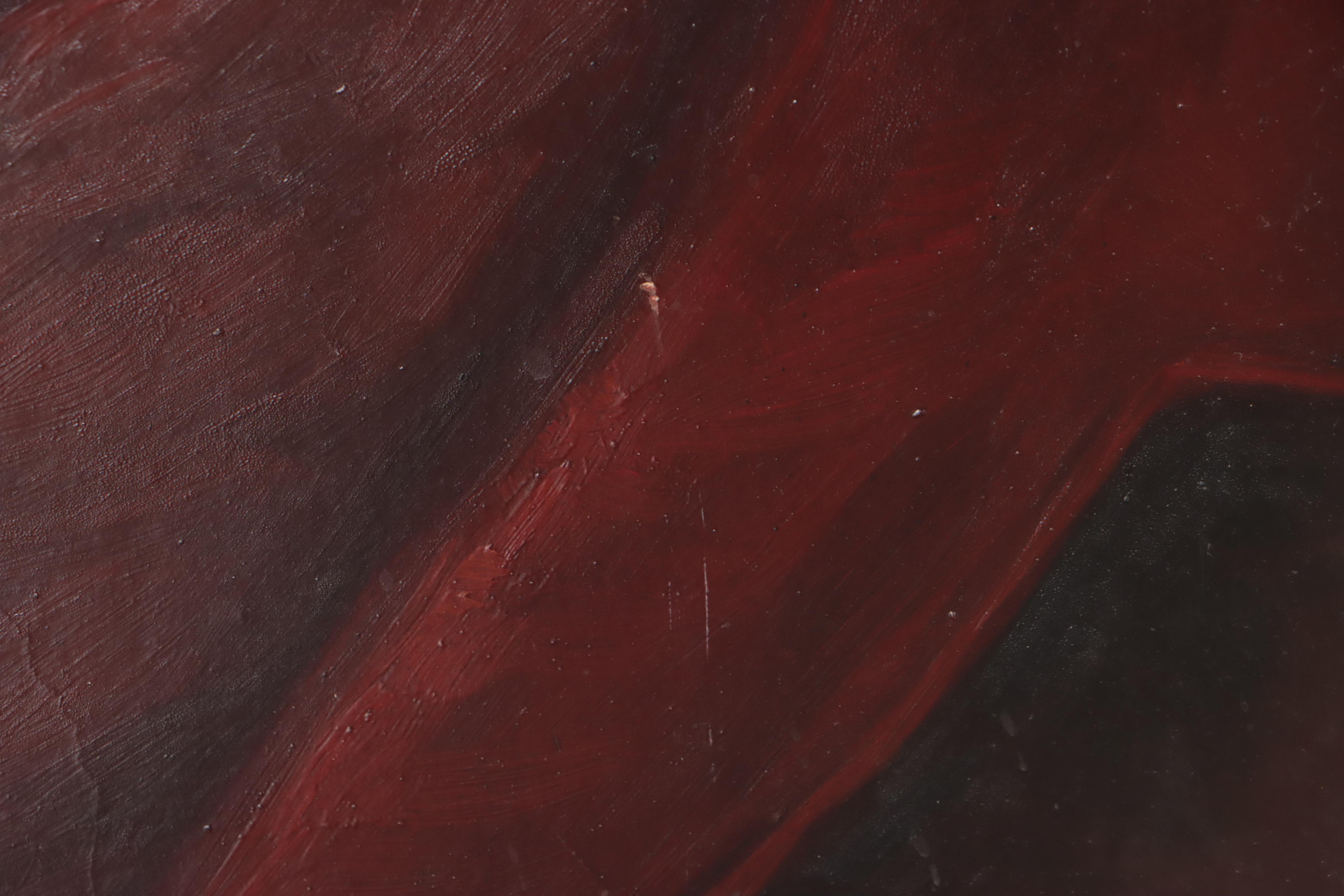 Portrait Oil Painting of French Cavalier, 19th Century