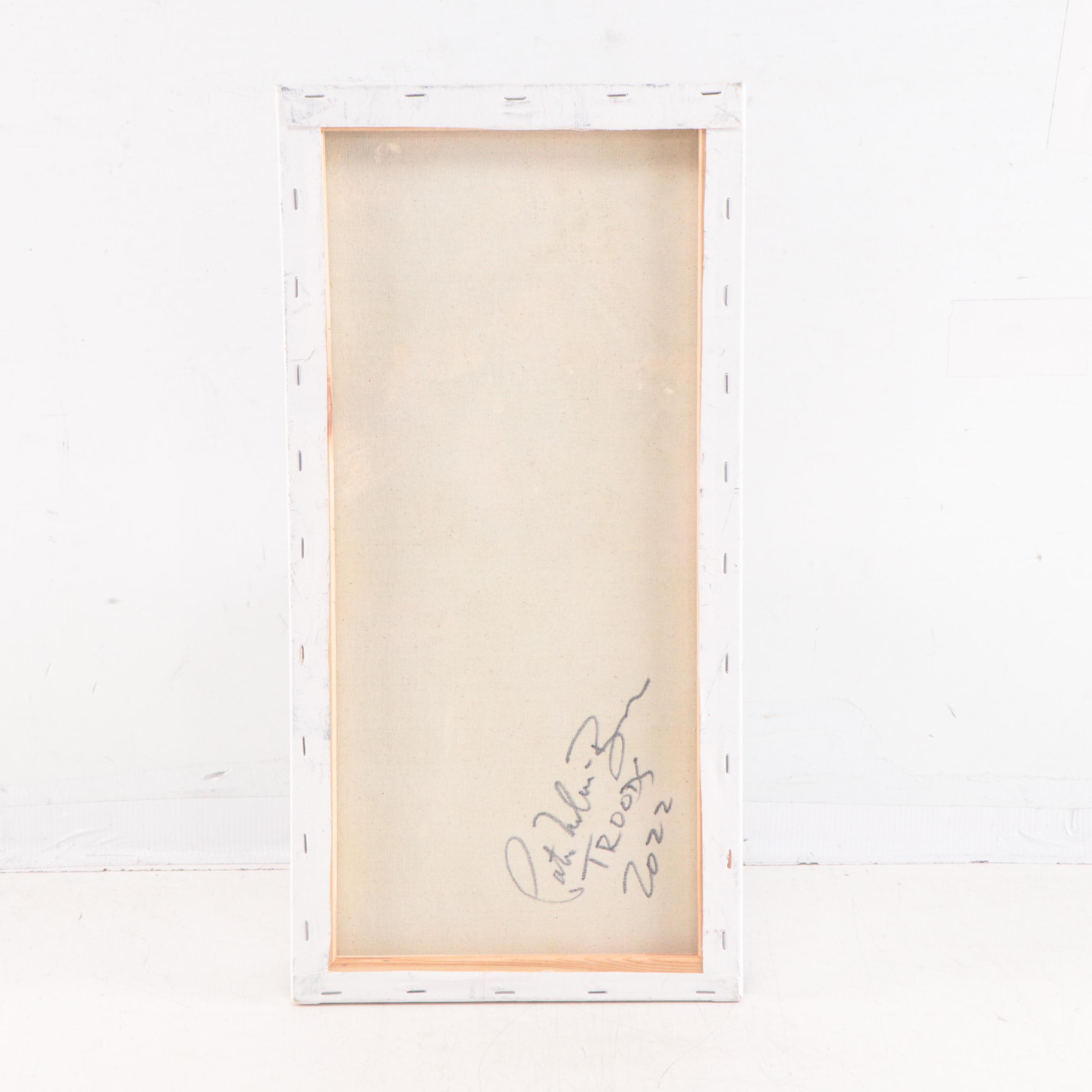 Patricia Nolan-Brown Oil Painting of Flowers 2022