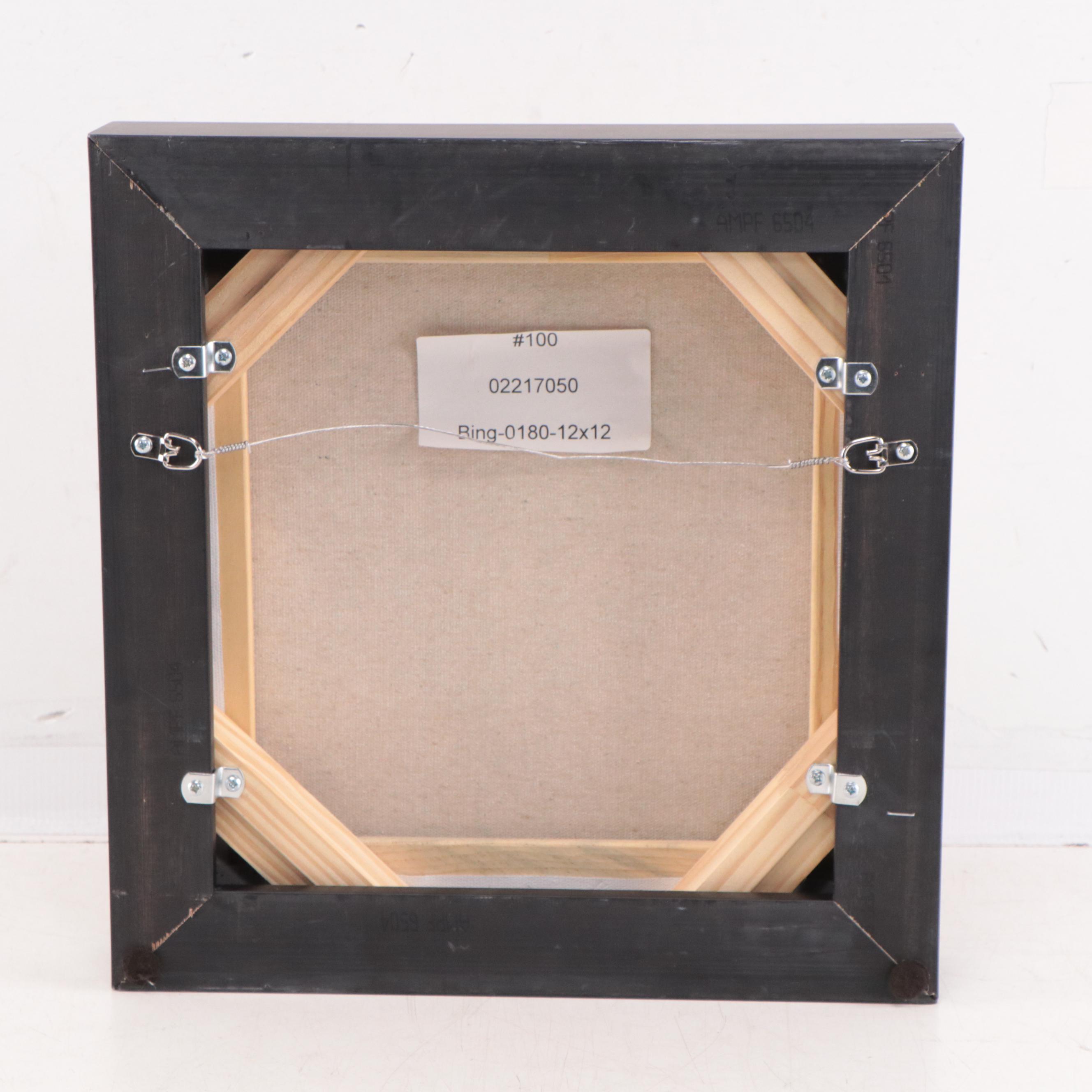 Bing Acrylic Painting of Heart, 21st Century