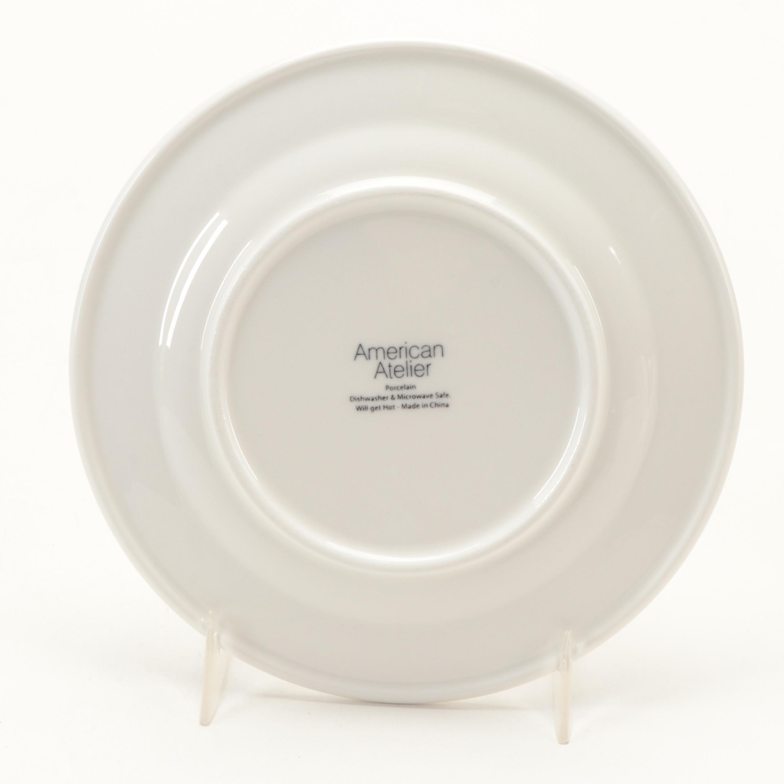 Maioliche Jessica Italian Chop Plates with Other Ceramic Dinnerware