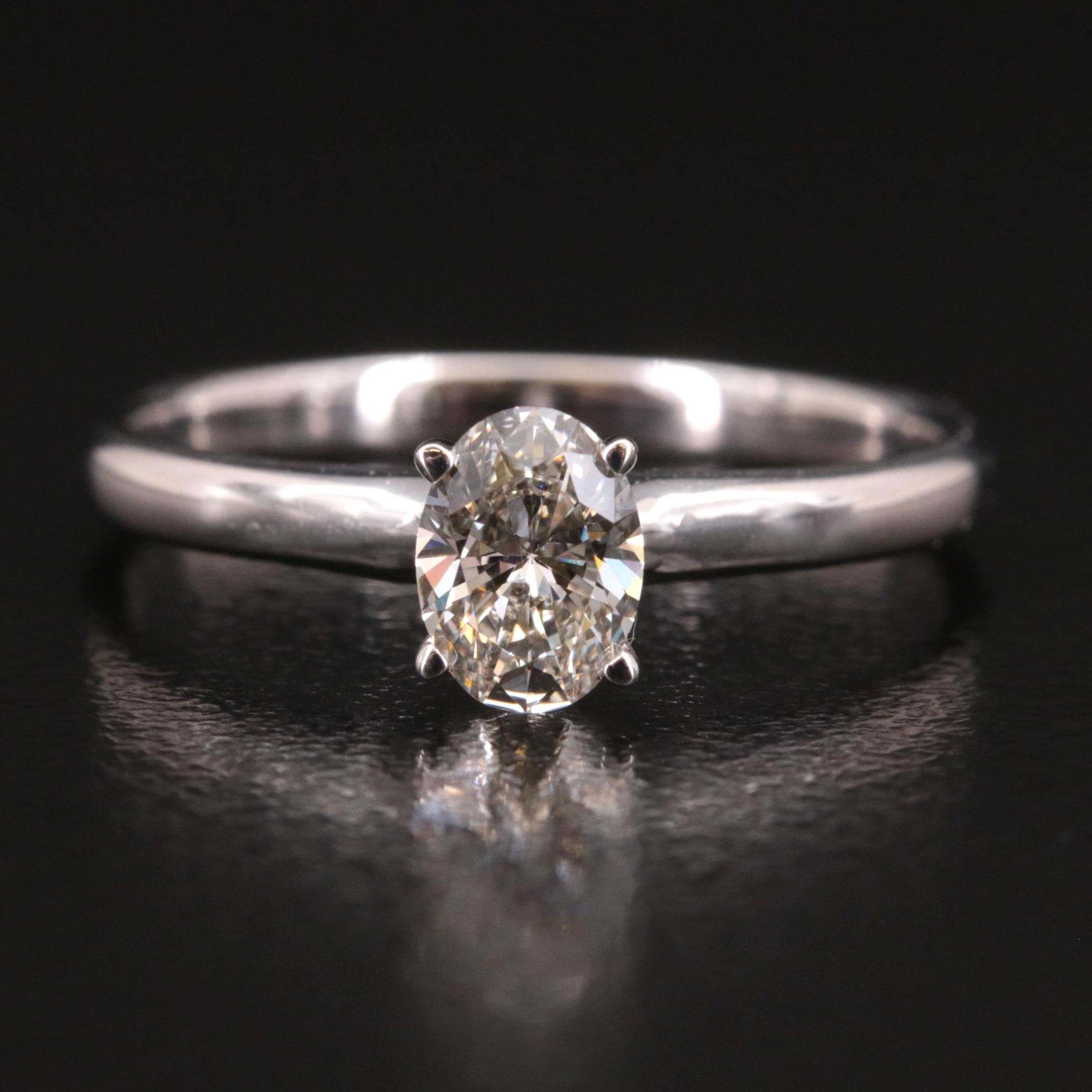 14K 0.53 CT Lab Grown Diamond Solitaire Ring