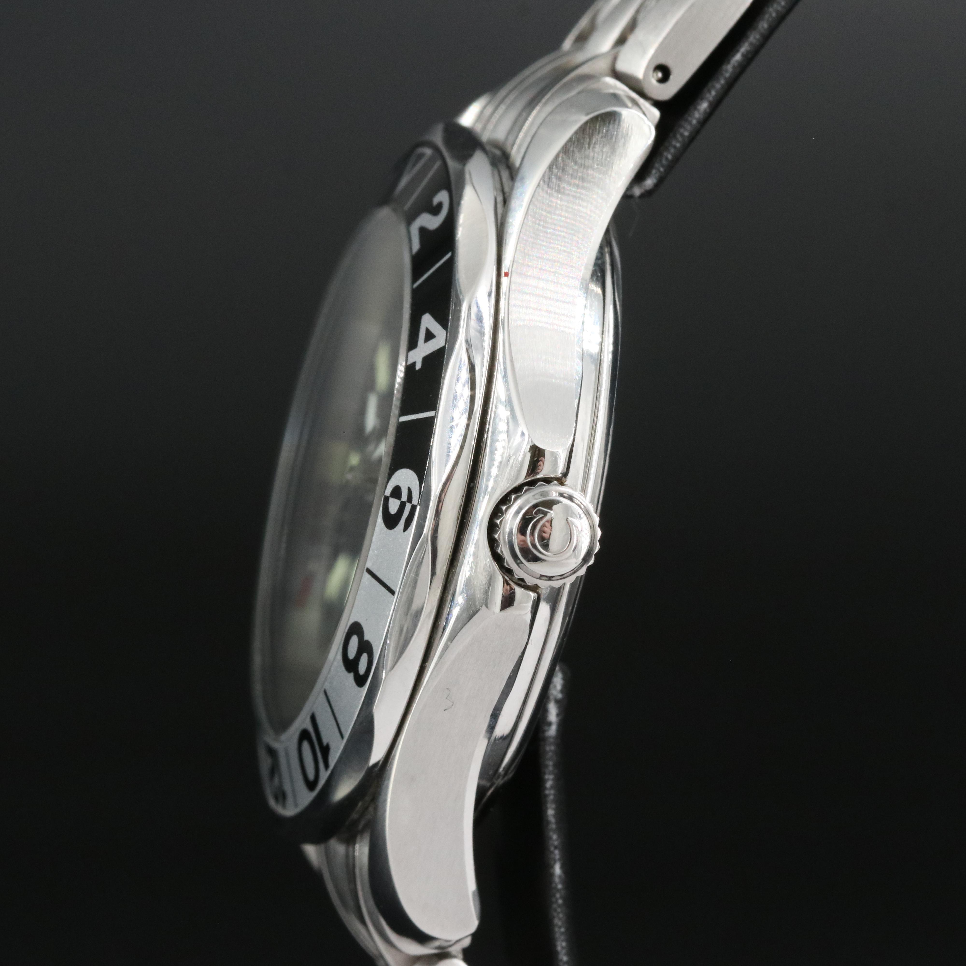 2006 Omega Seamaster GMT Chronometer Stainless Steel Watch