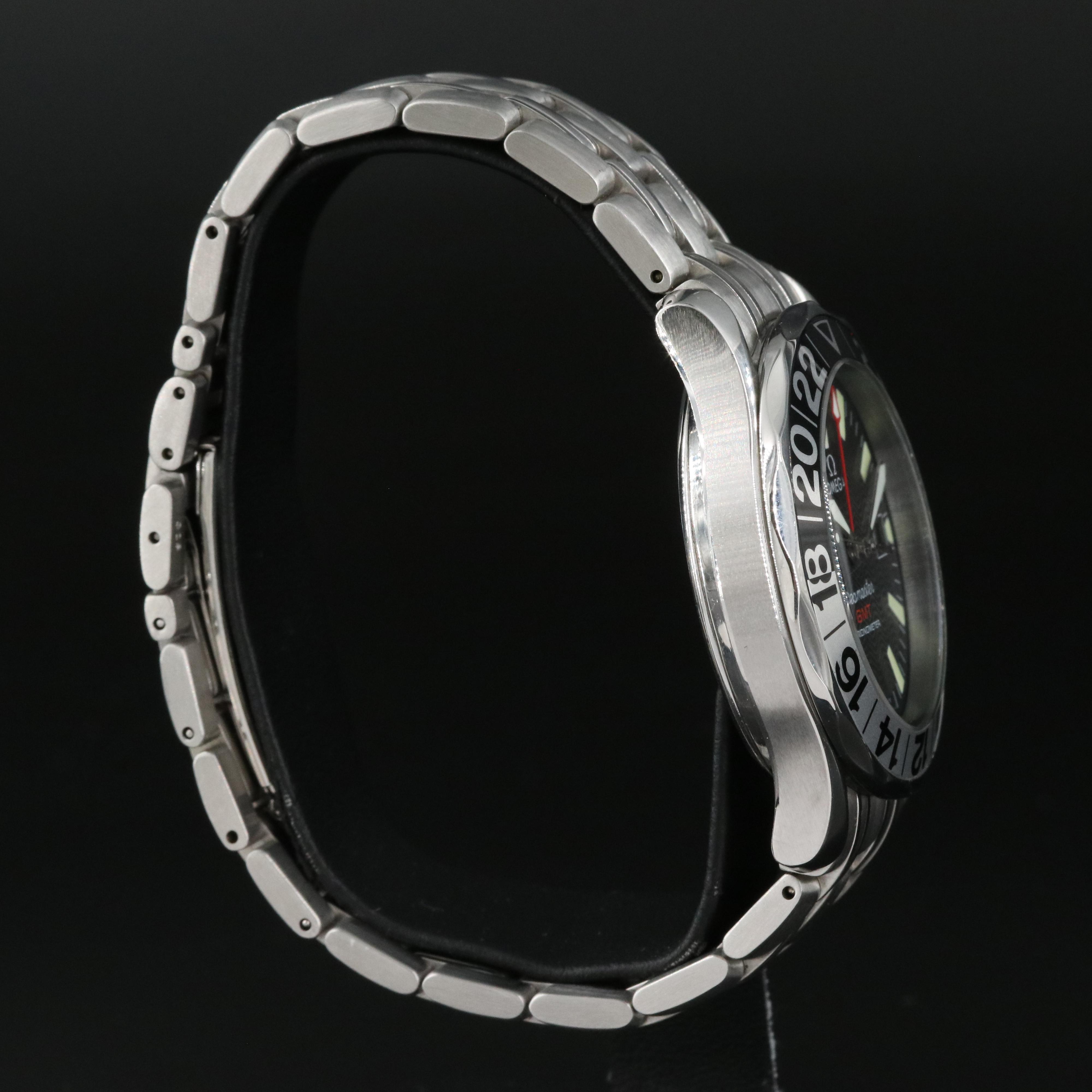 2006 Omega Seamaster GMT Chronometer Stainless Steel Watch