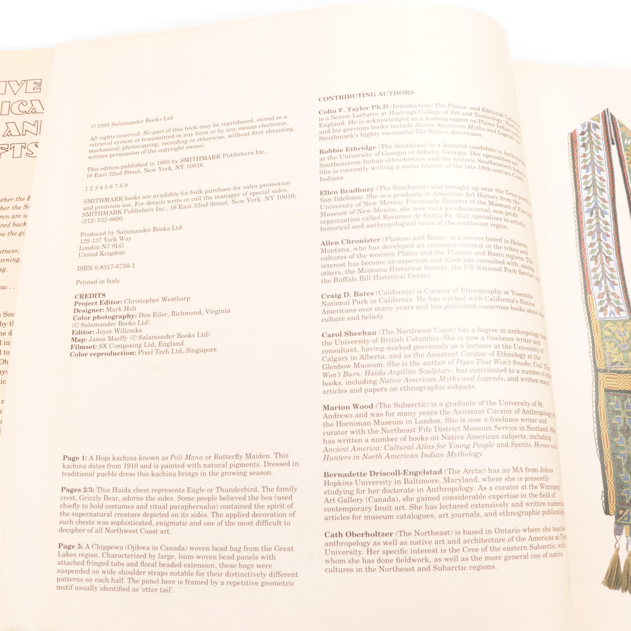 "Native American Arts and Crafts" by Colin F. Taylor Ph.D with Pottery and More