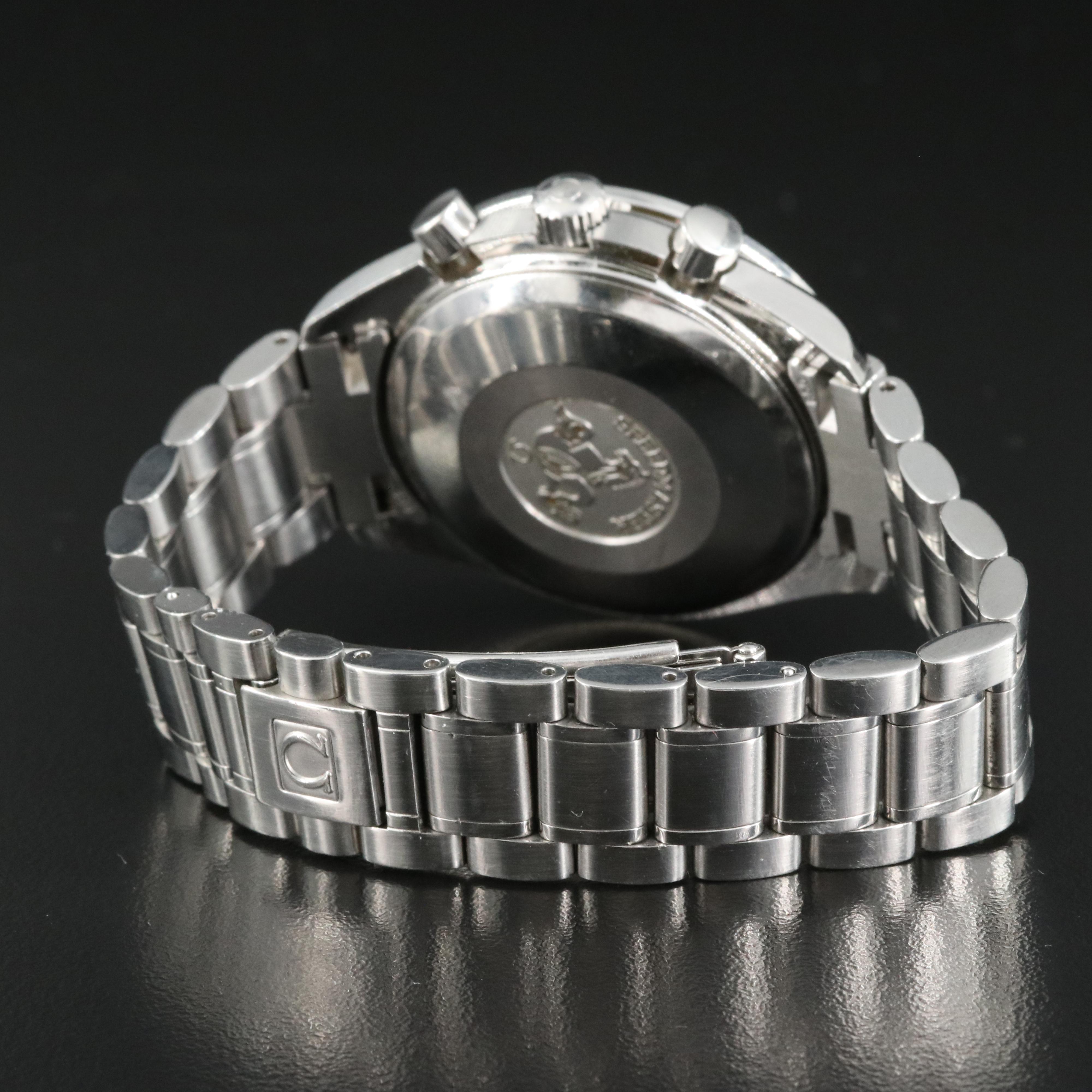 1999 Omega Speedmaster Automatic Triple Calendar Chronograph Watch