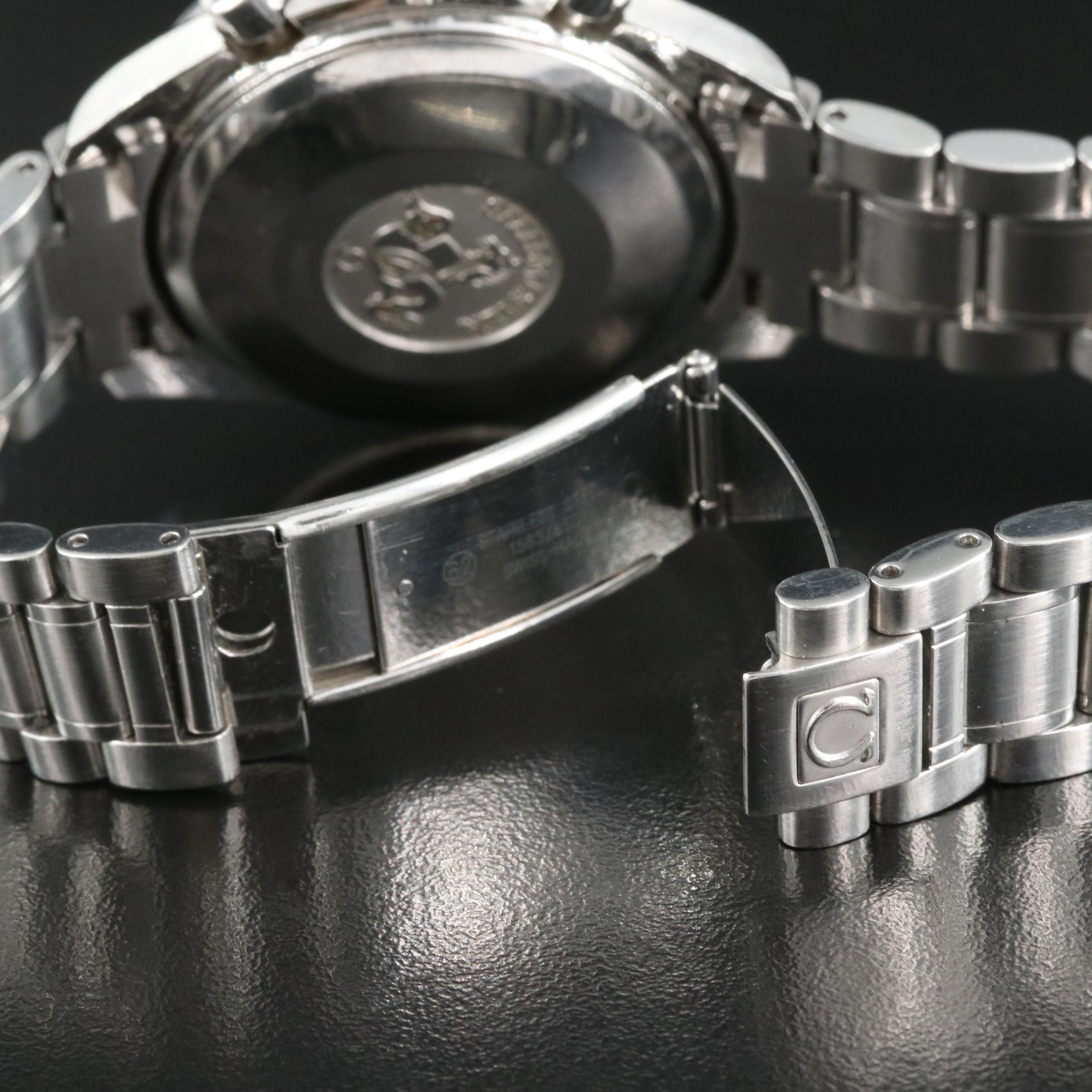 1999 Omega Speedmaster Automatic Triple Calendar Chronograph Watch