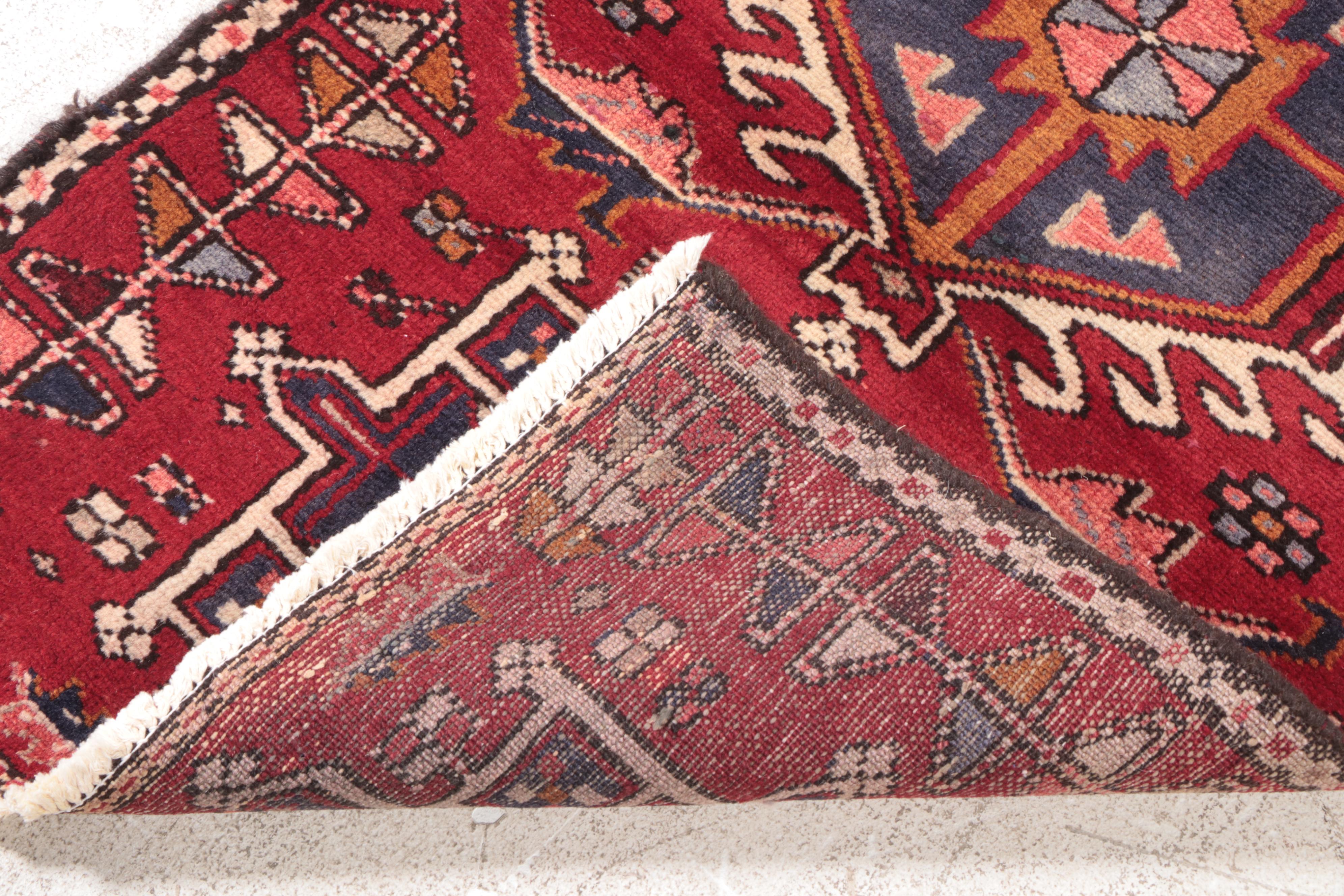 2'1 x 14'7 Hand-Knotted Persian Karaja Carpet Runner