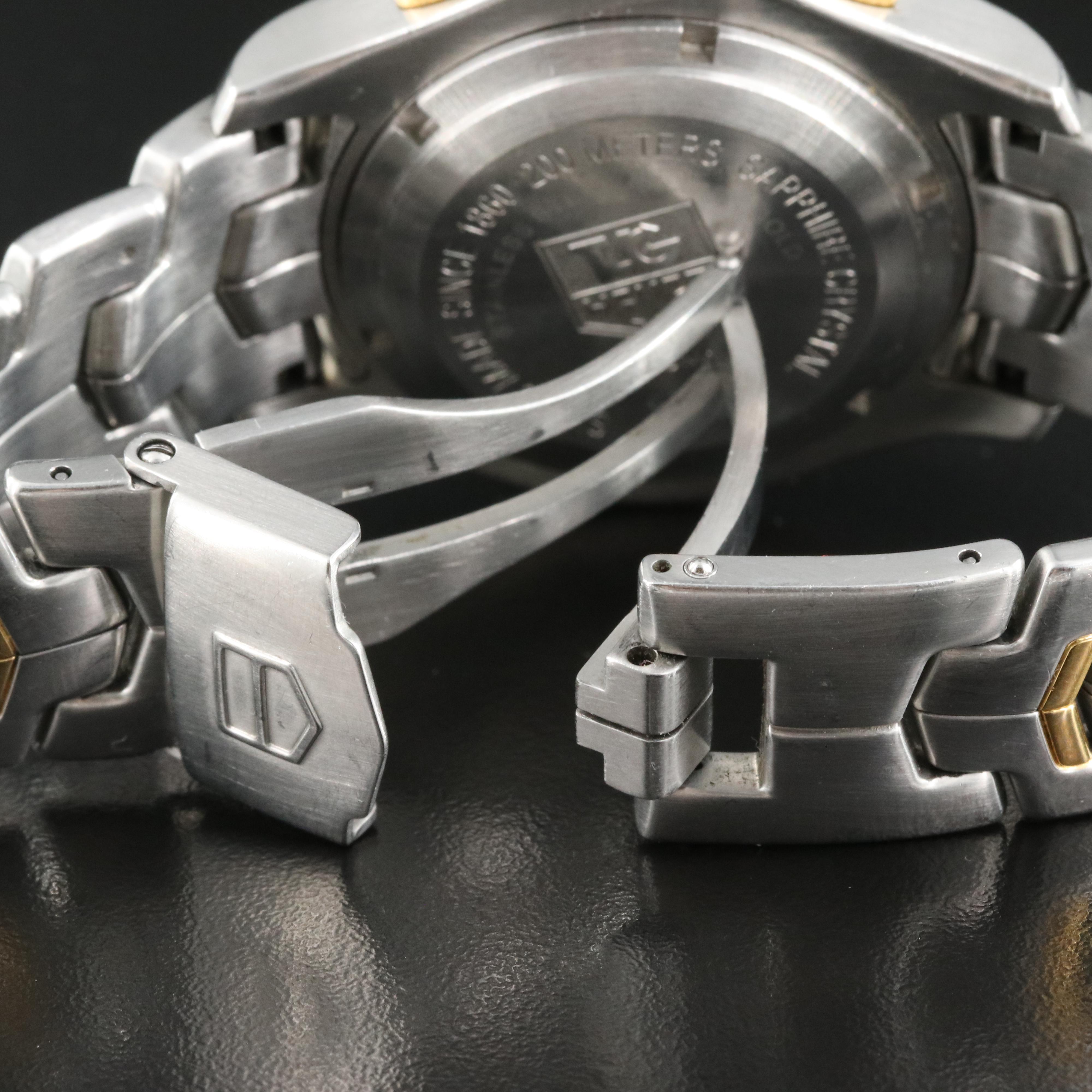 18K and Stainless Steel TAG Heuer Link Automatic Chronograph Watch