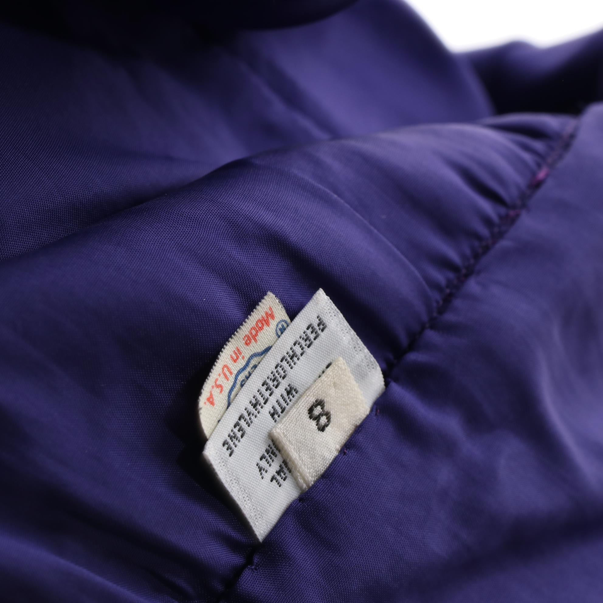 Oscar de la Renta Purple Wool Dress and Jacket Set