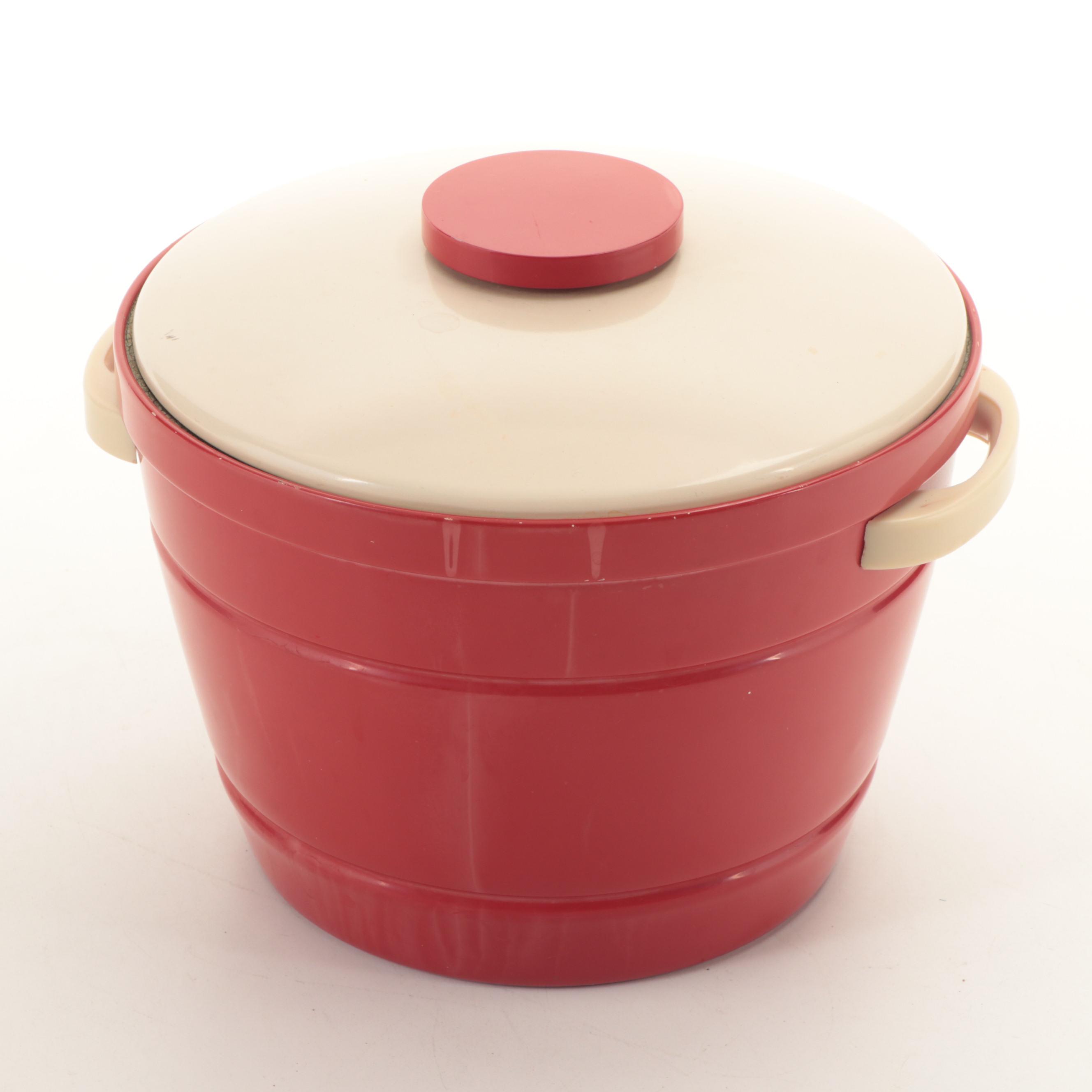 Thermos Glass Insulated Ice Bucket with Optimus Portable Burner