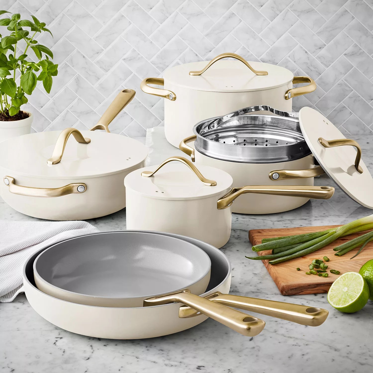 Member's Mark ElevenPiece Modern Ceramic Cookware Set EBTH