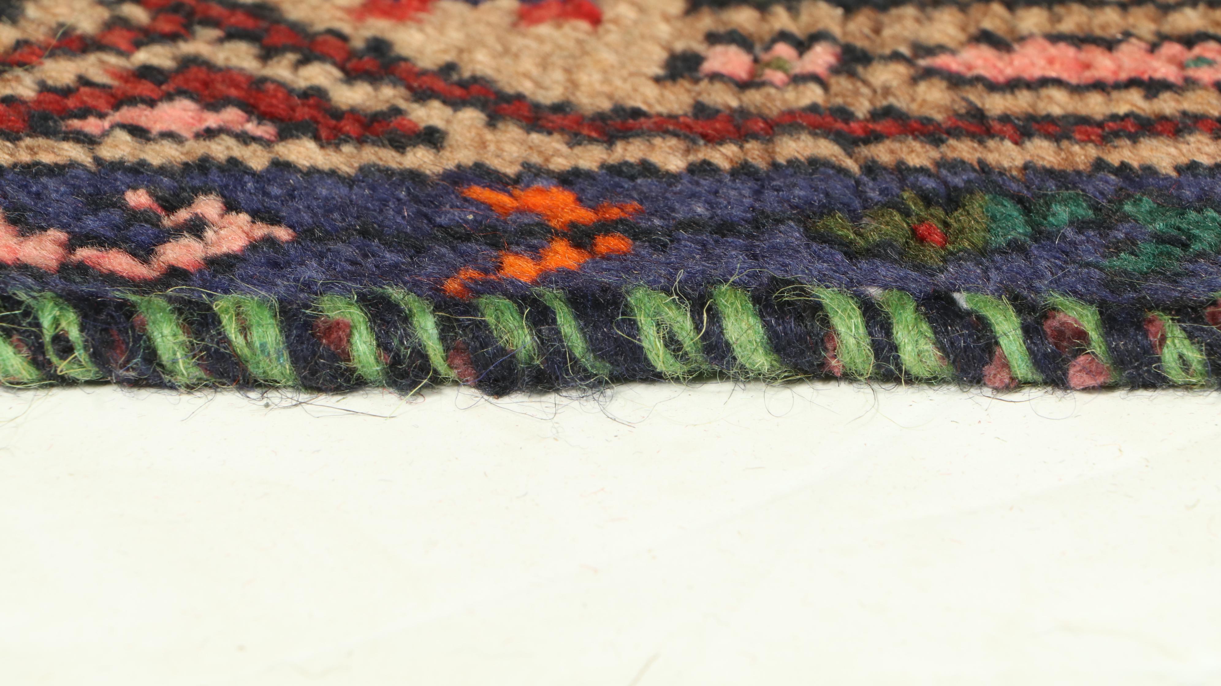 2'6 x 9'8 Hand-Knotted Persian Chenar Carpet Runner