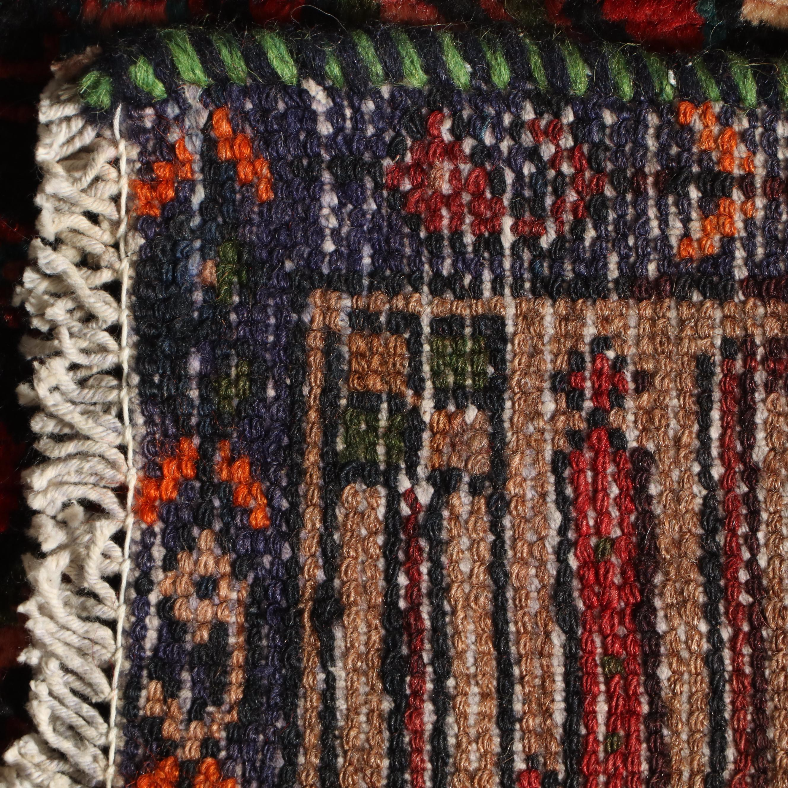 2'6 x 9'8 Hand-Knotted Persian Chenar Carpet Runner