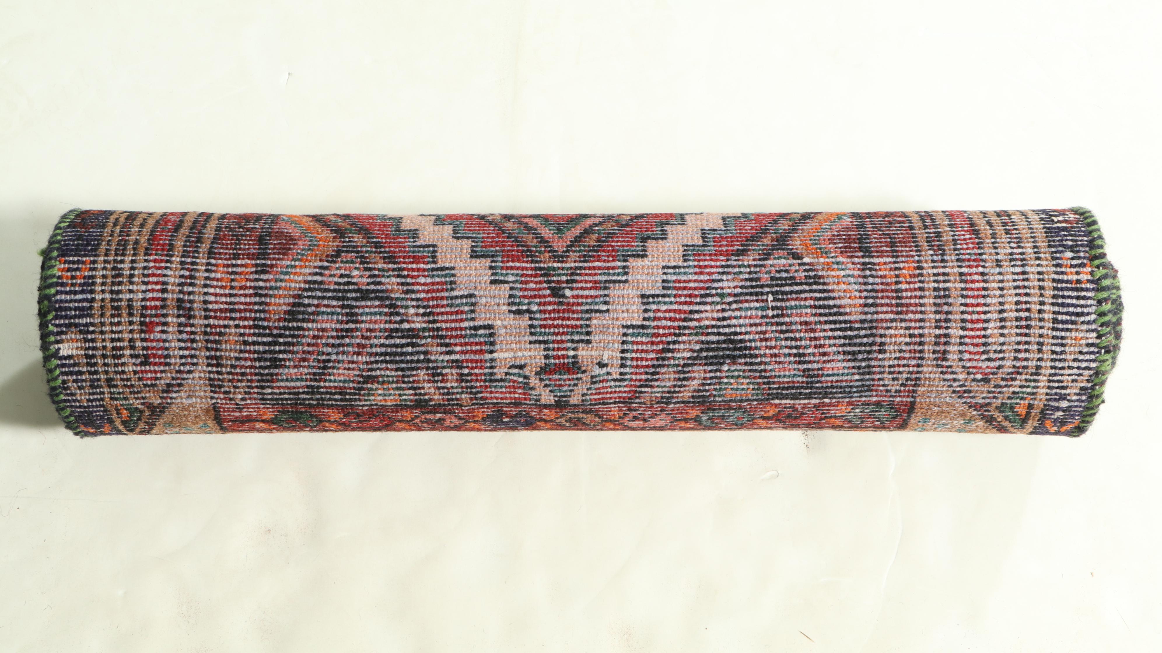 2'6 x 9'8 Hand-Knotted Persian Chenar Carpet Runner