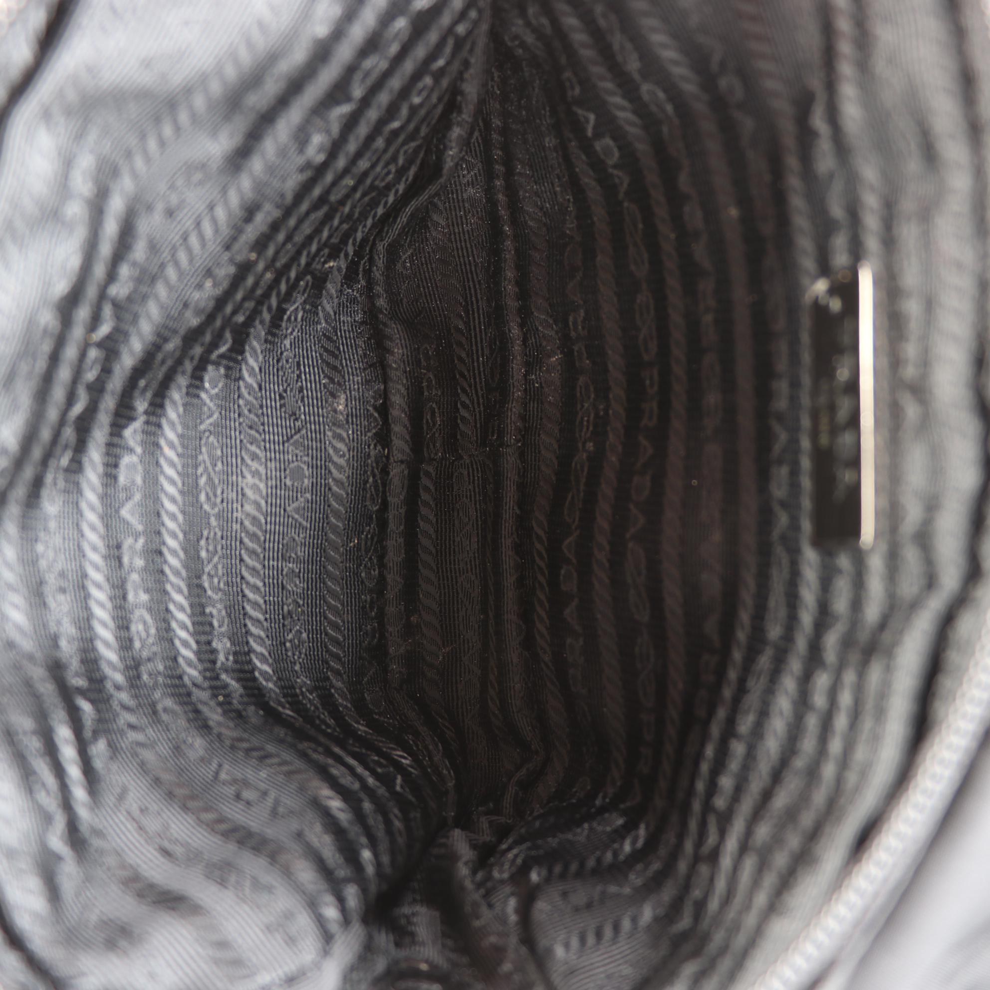 Prada Belt Bag in Nylon with Leather Trim