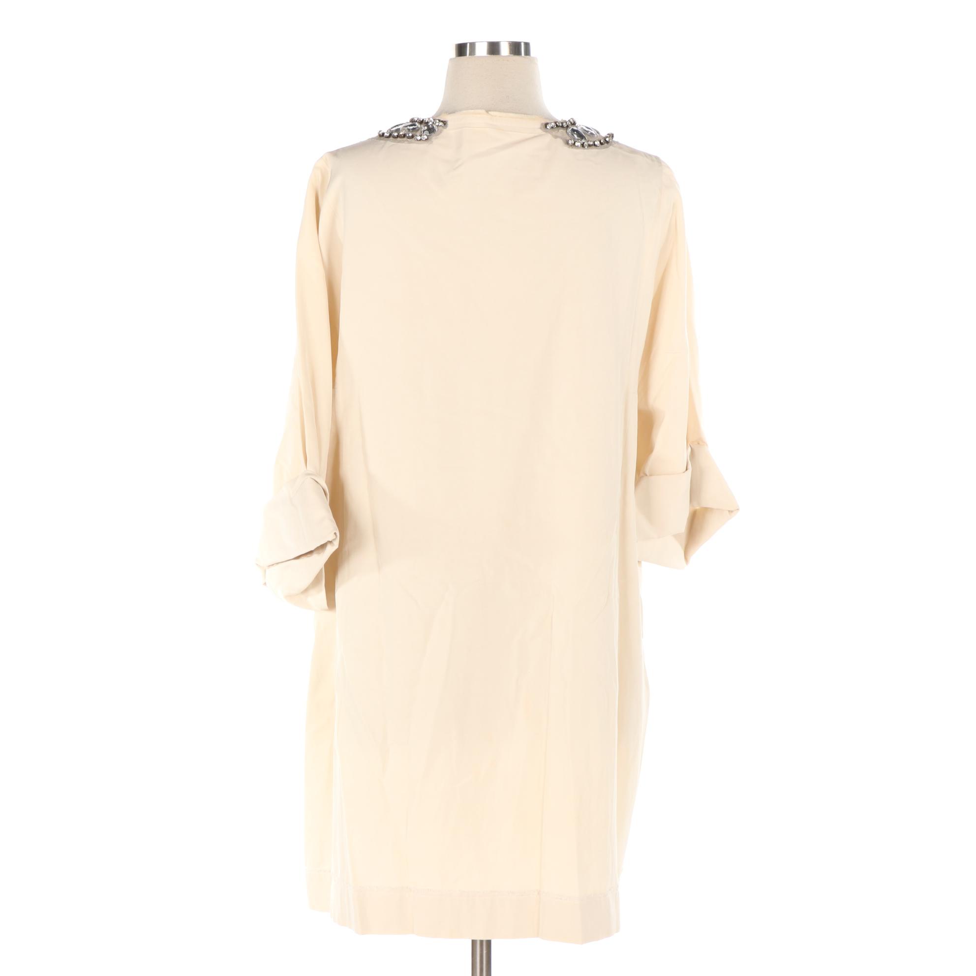 Lanvin Embellished Tunic Dress