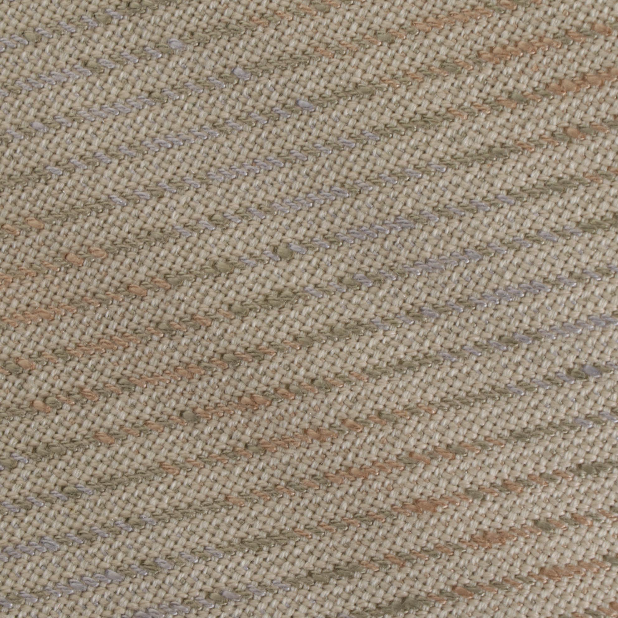 Modernist Fabric-Upholstered Chaise Lounge on Block Pedestal Platform Base