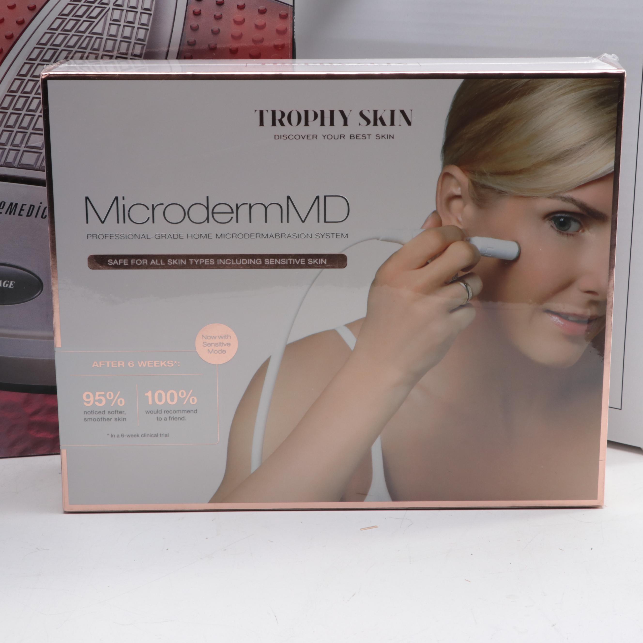 Homedics Luxury Foot Massager, MicrodermMD System, Selfie Light, and More