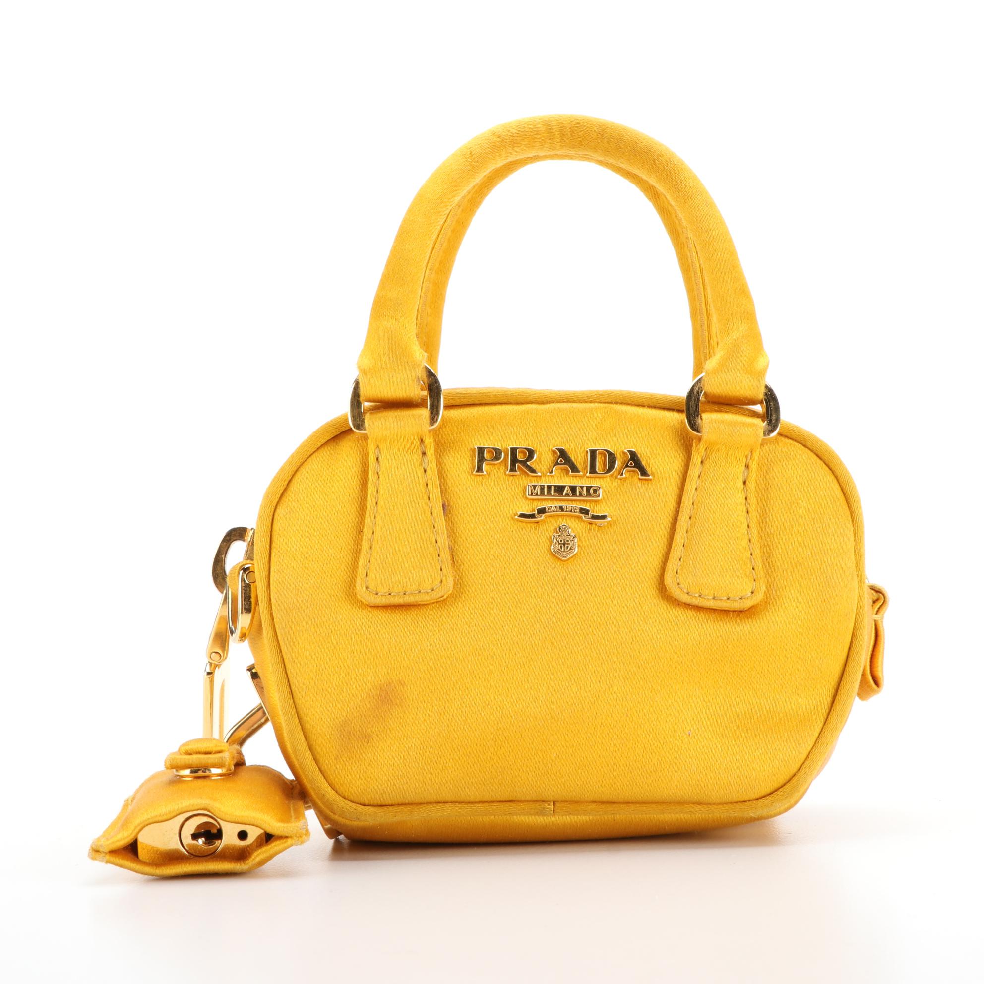 Prada Mini Crossbody Bag in Satin Textile